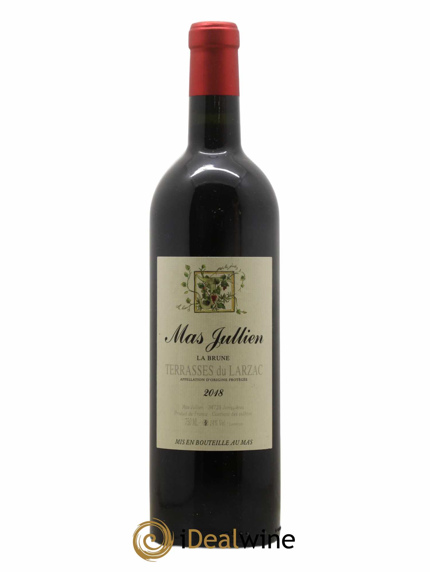 Terrasses du Larzac Mas Jullien La Brune Olivier Jullien 2018 - Lot of 1 bottle - 0