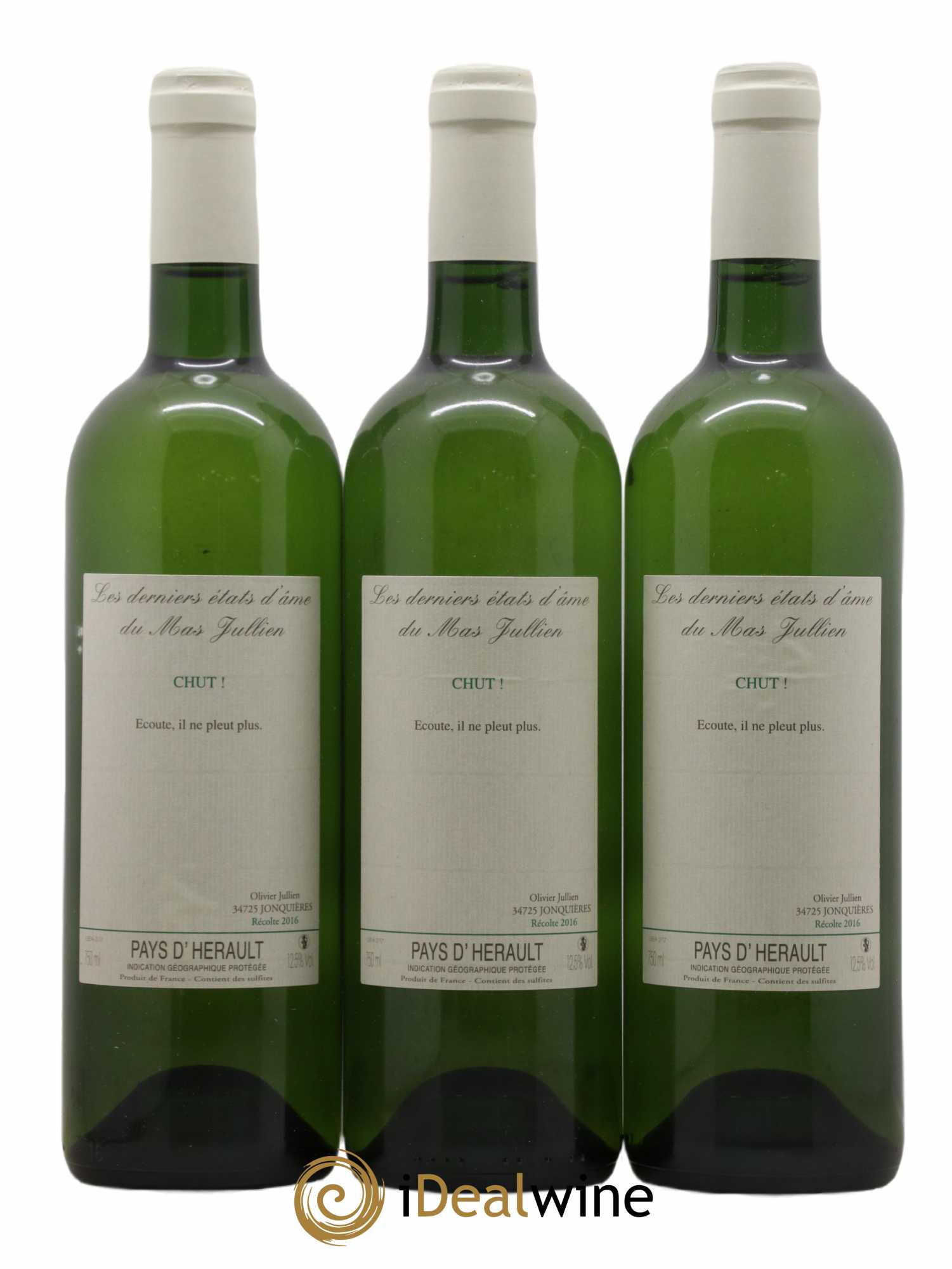 Pays d'Hérault Les Derniers Etats d'Ame Du Mas Jullien 2016 - Lot de 3 bouteilles - 0