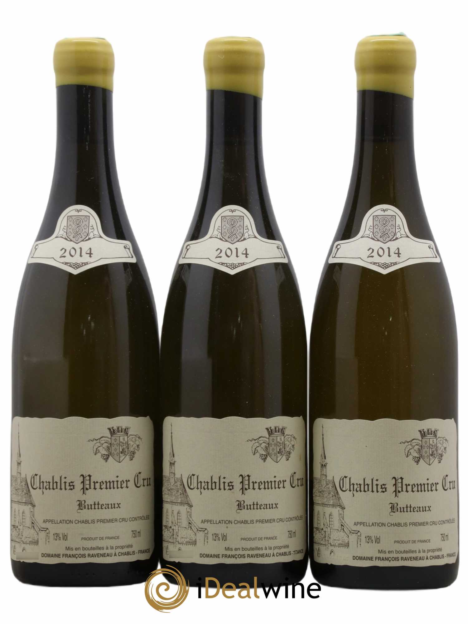 Chablis 1er Cru Butteaux Raveneau (Domaine) 2014 - Lot de 3 bouteilles - 0