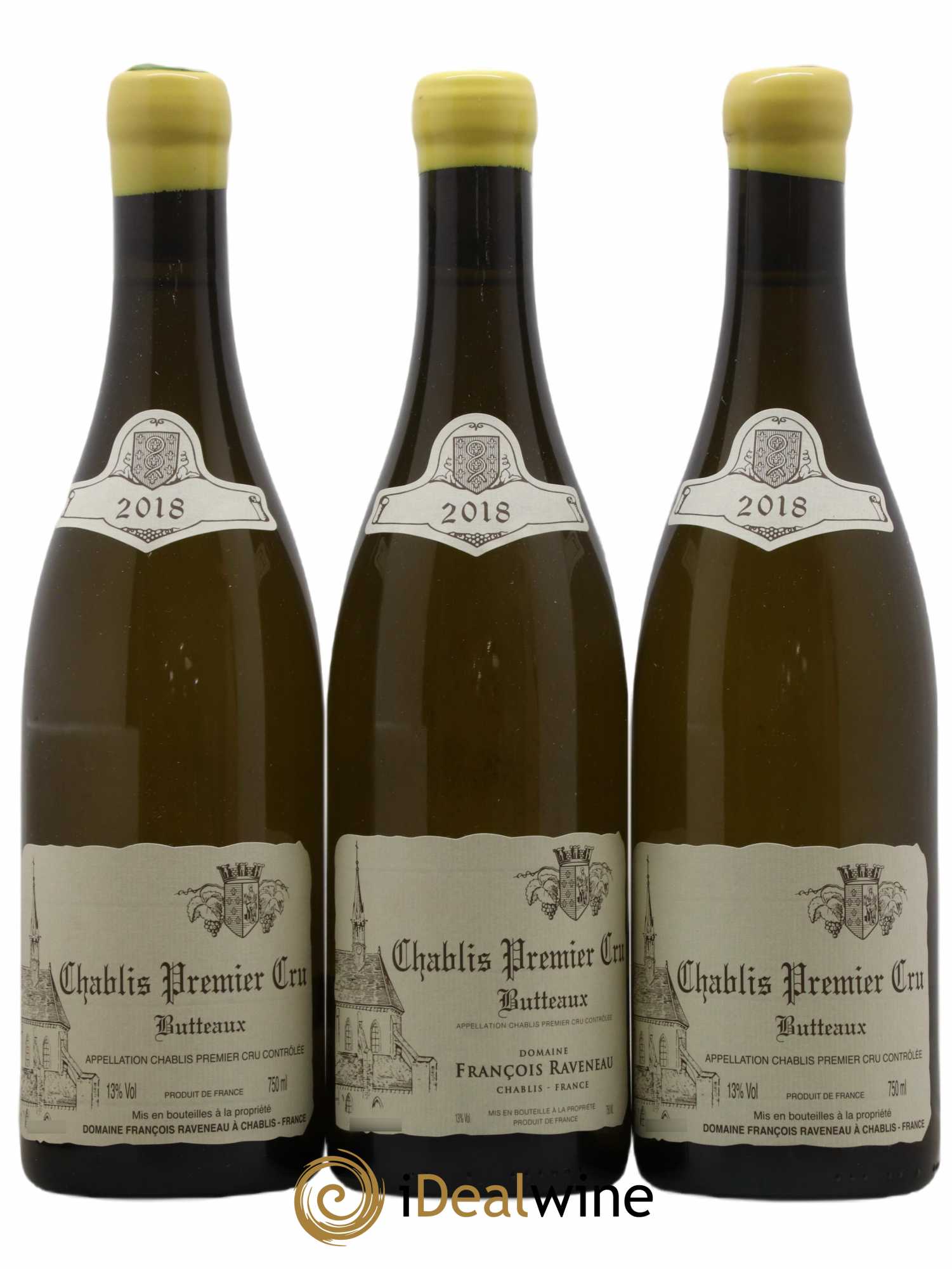 Chablis 1er Cru Butteaux Raveneau (Domaine) 2018 - Lot de 3 bouteilles - 0