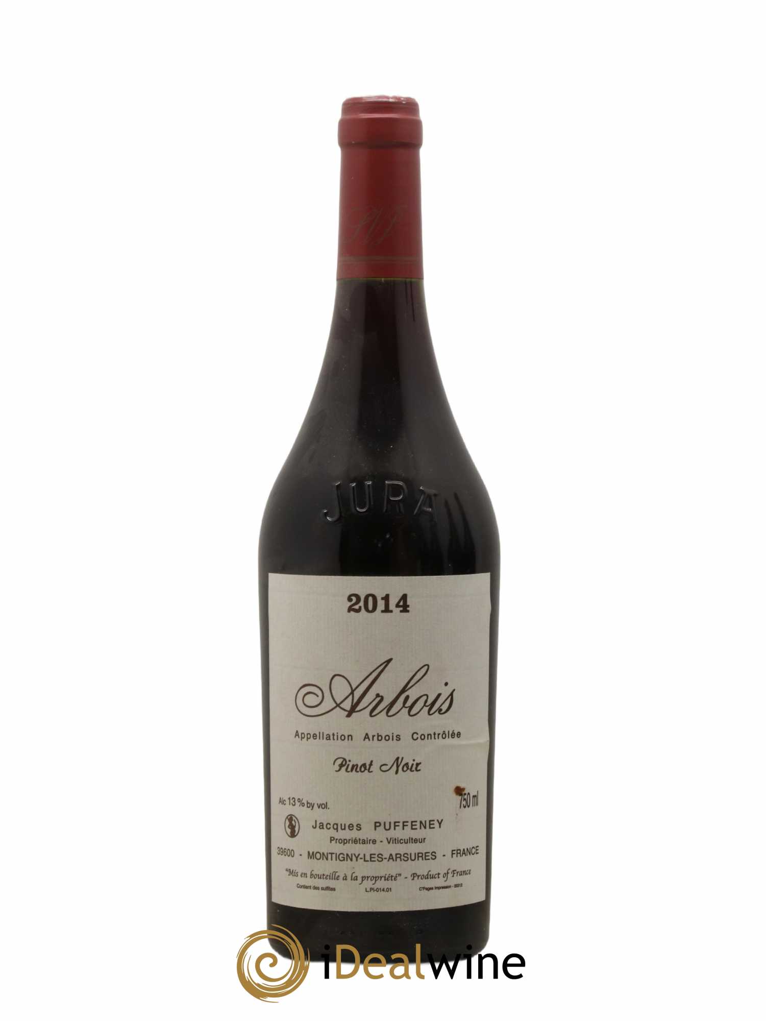 Arbois Pinot Noir Jacques Puffeney 2014 - Lot de 1 bouteille - 0