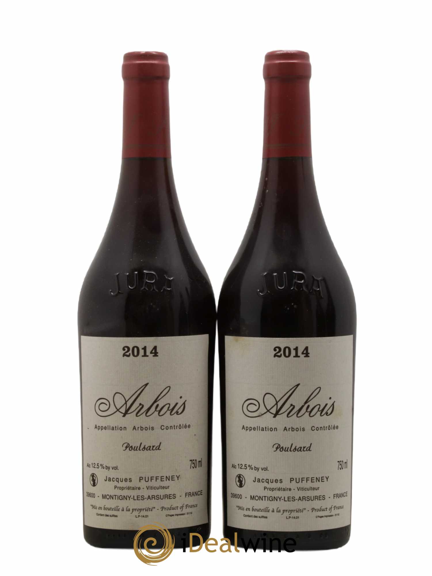 Arbois Poulsard Jacques Puffeney 2014 - Lot de 2 bouteilles - 0