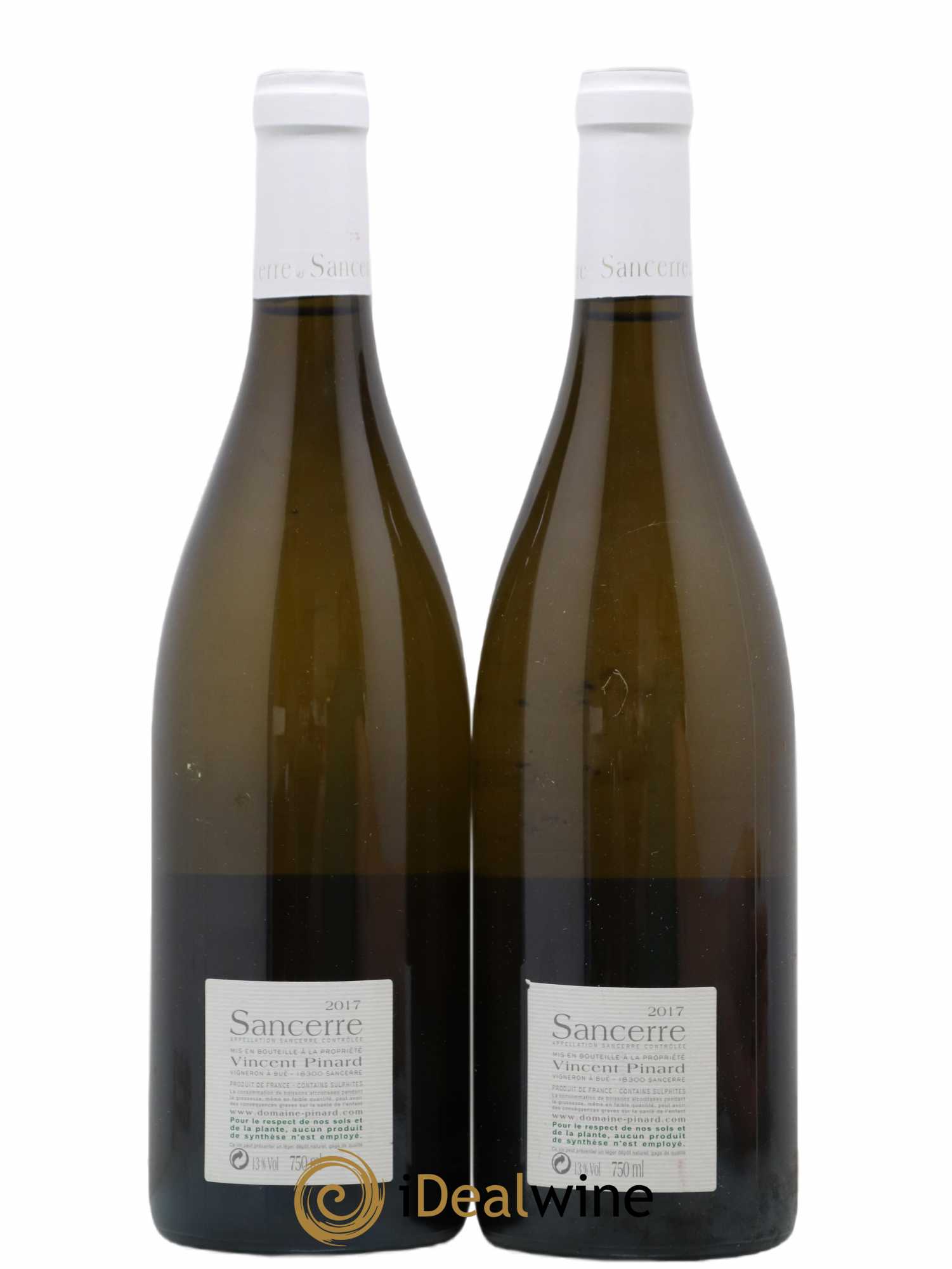 Sancerre Florès Vincent Pinard 2017 - Lot de 2 bouteilles - 1