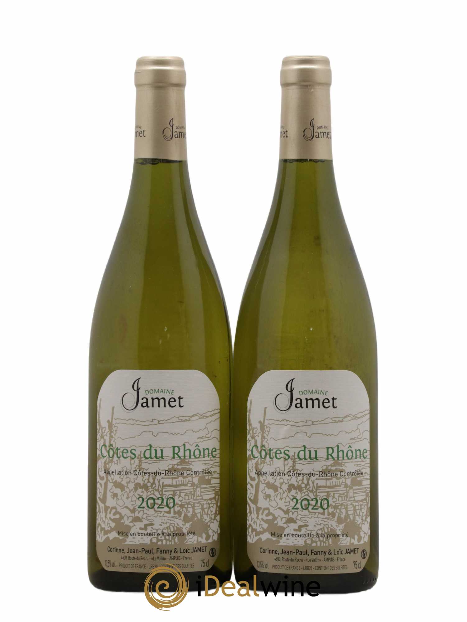 Côtes-du-Rhône Jamet (Domaine) 2020 - Lot de 2 bouteilles - 0