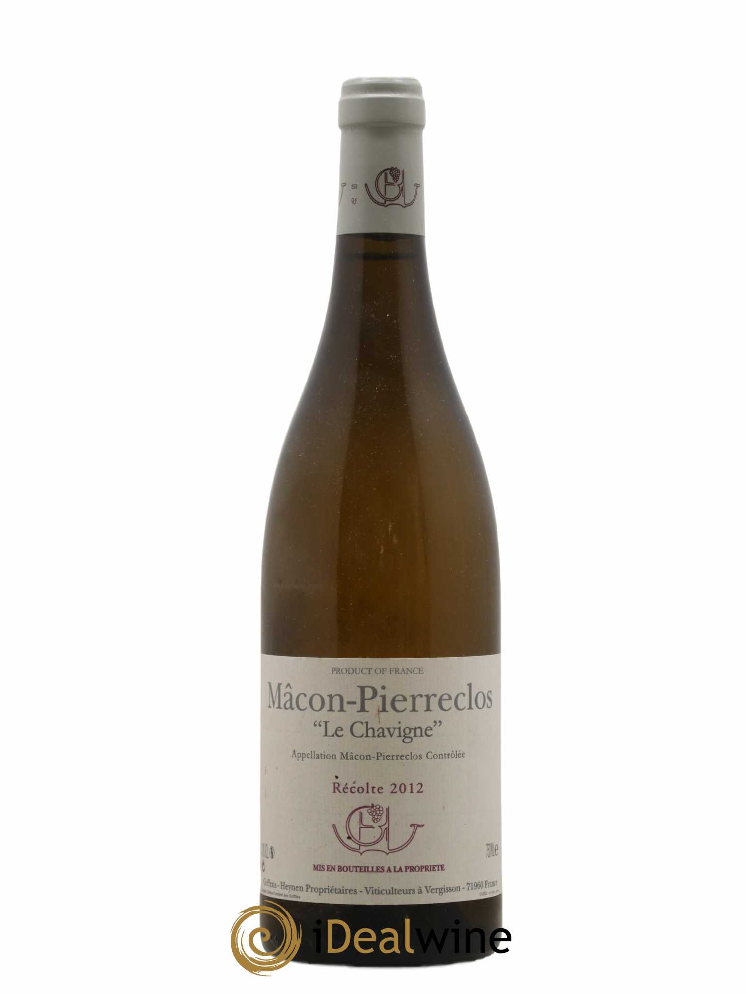 Mâcon-Pierreclos Le Chavigne Guffens-Heynen 2012 - Lot de 1 bouteille - 0