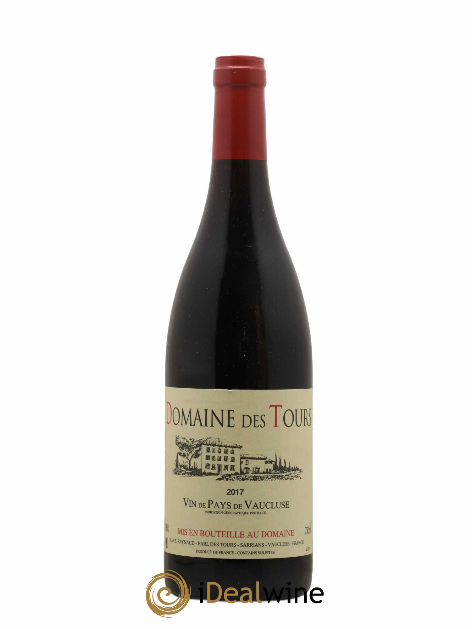 Vaucluse (Vin de Pays de Vaucluse) Domaine des Tours Emmanuel Reynaud 2017 - Lot de 1 bouteille - 0