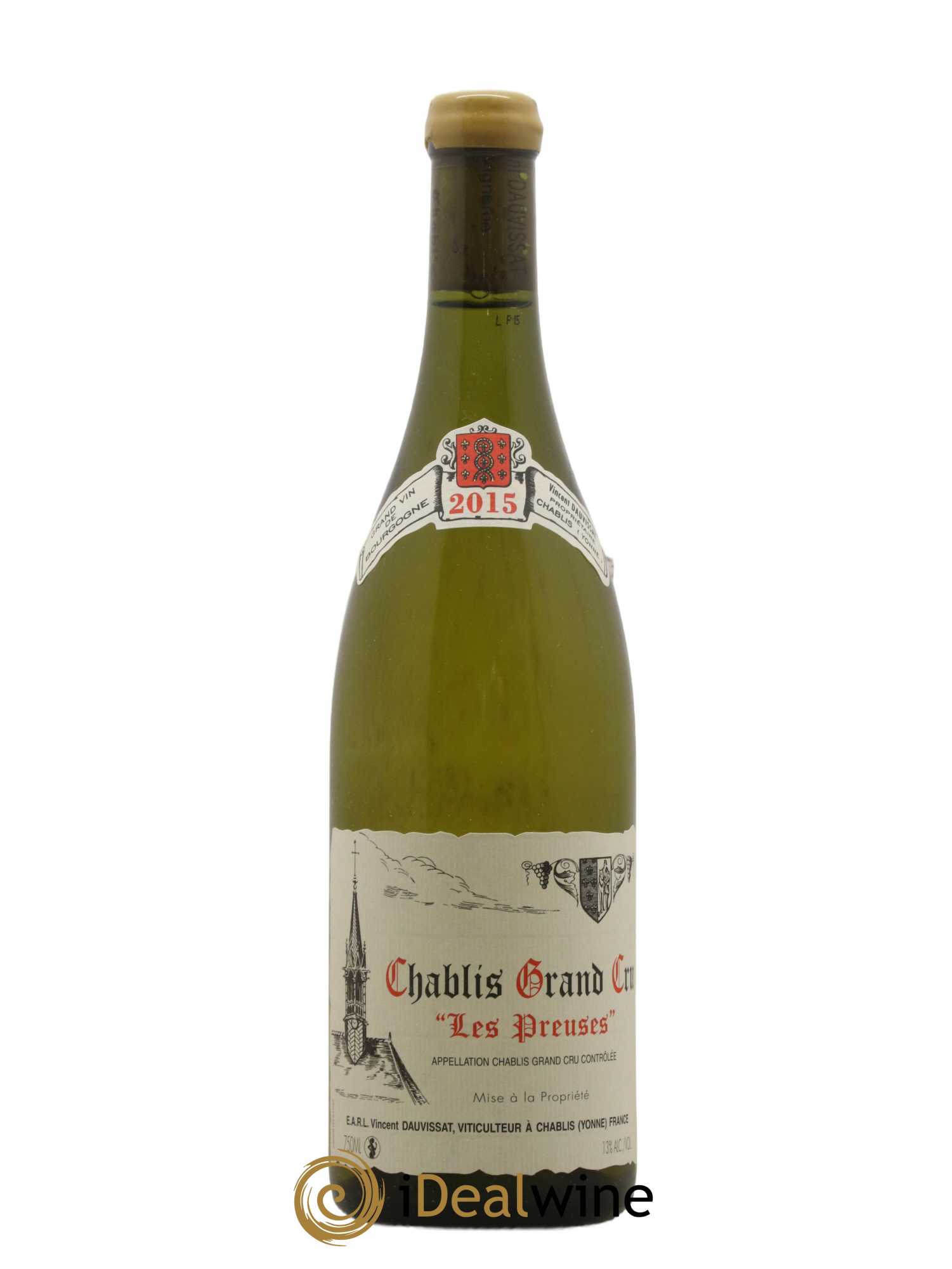 Chablis Grand Cru Les Preuses Vincent Dauvissat (Domaine) 2015 - Lot de 1 bouteille - 0