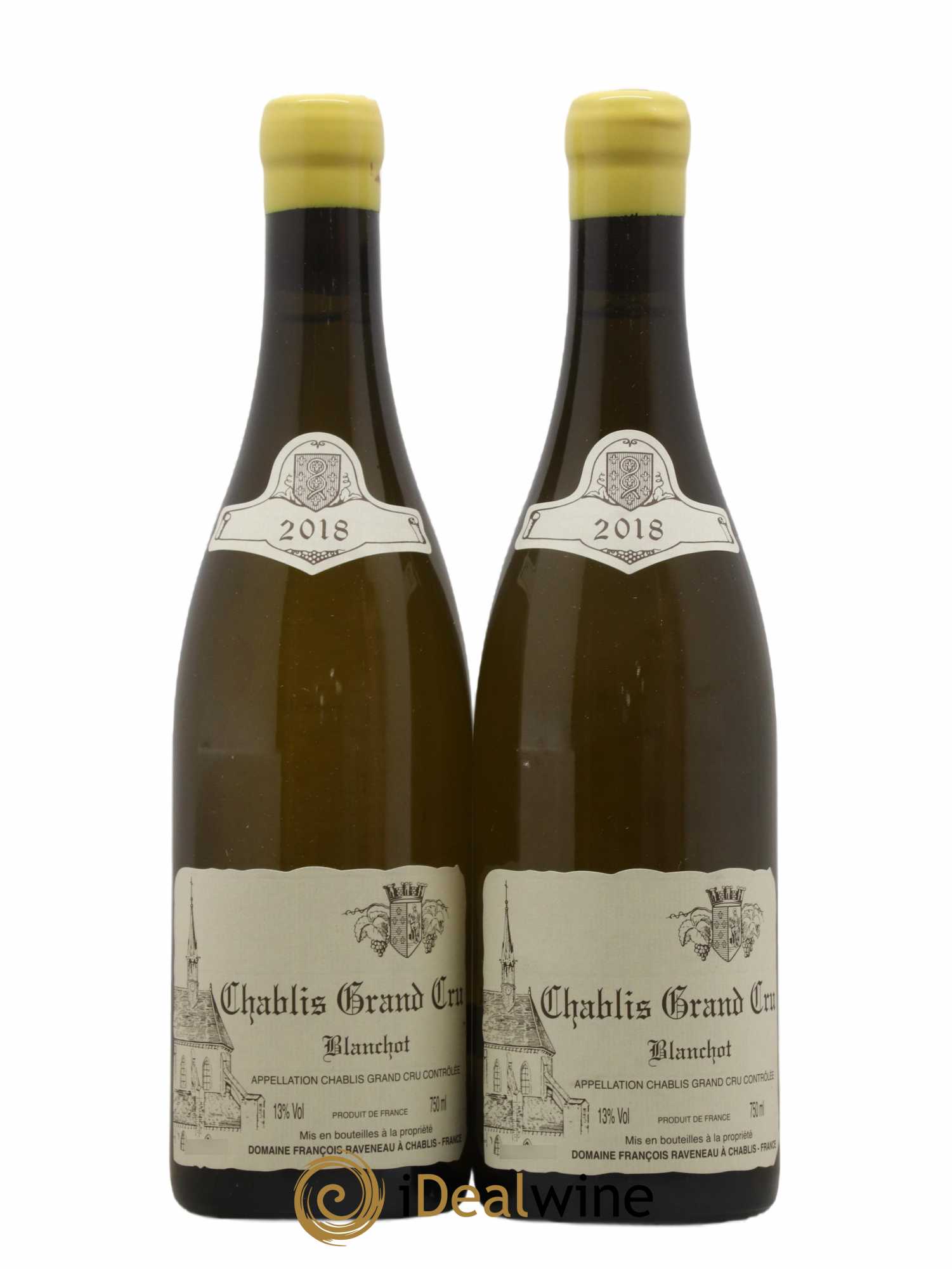 Chablis Grand Cru Blanchot Raveneau (Domaine) 2018 - Lot de 2 bouteilles - 0