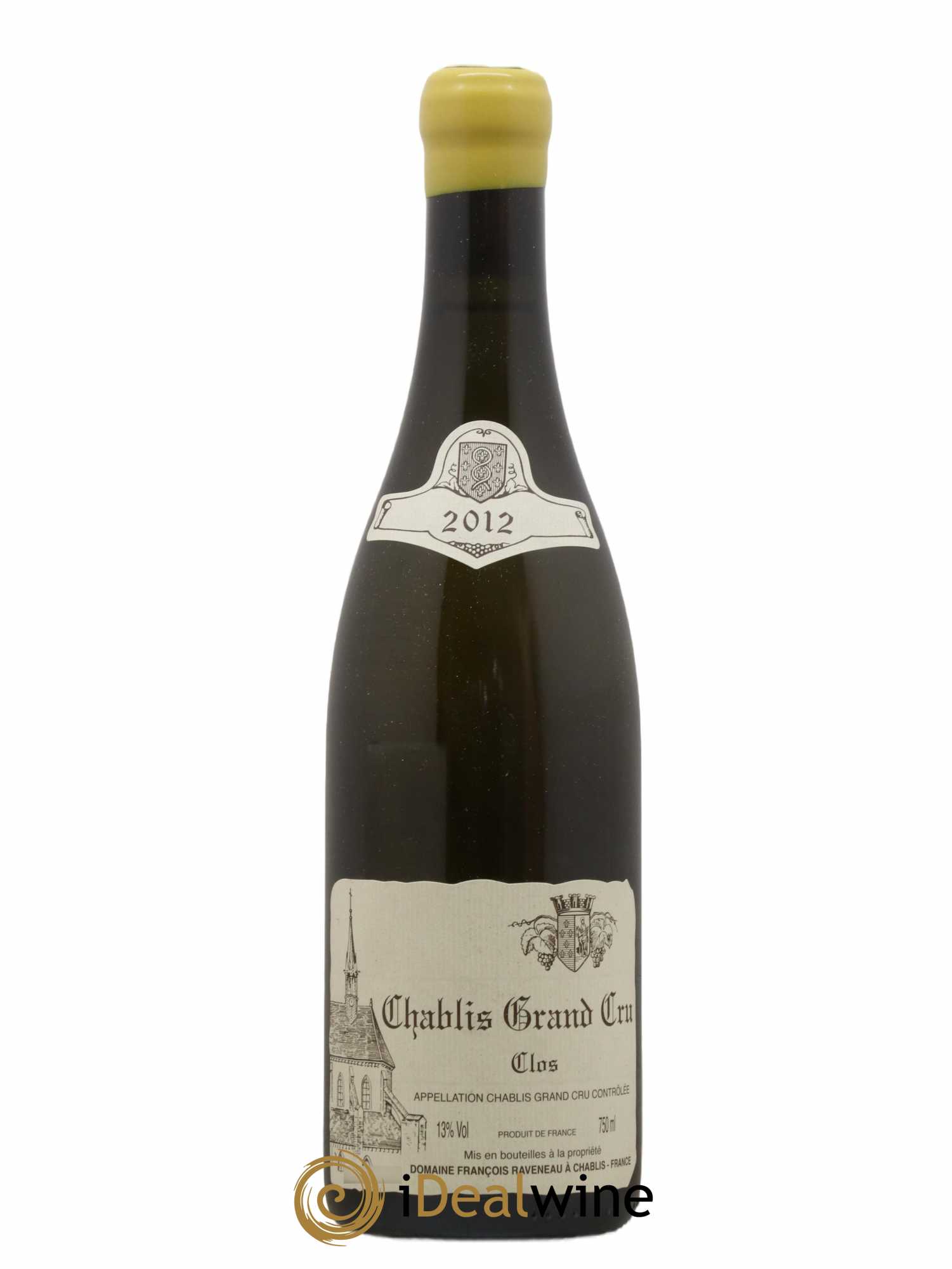 Chablis Grand Cru Clos Raveneau (Domaine) 2012 - Lot de 1 bouteille - 0