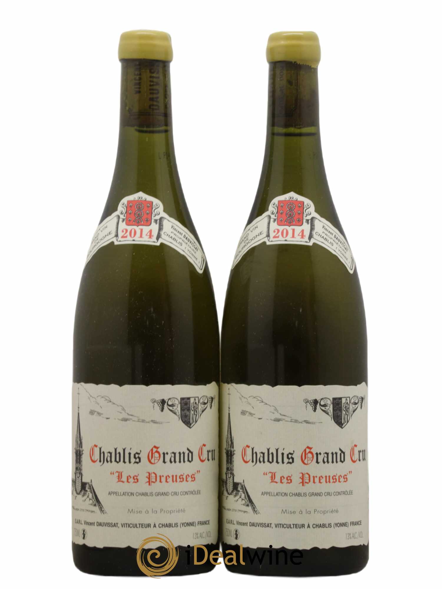 Chablis Grand Cru Les Preuses Vincent Dauvissat (Domaine) 2014 - Lot de 2 bouteilles - 0