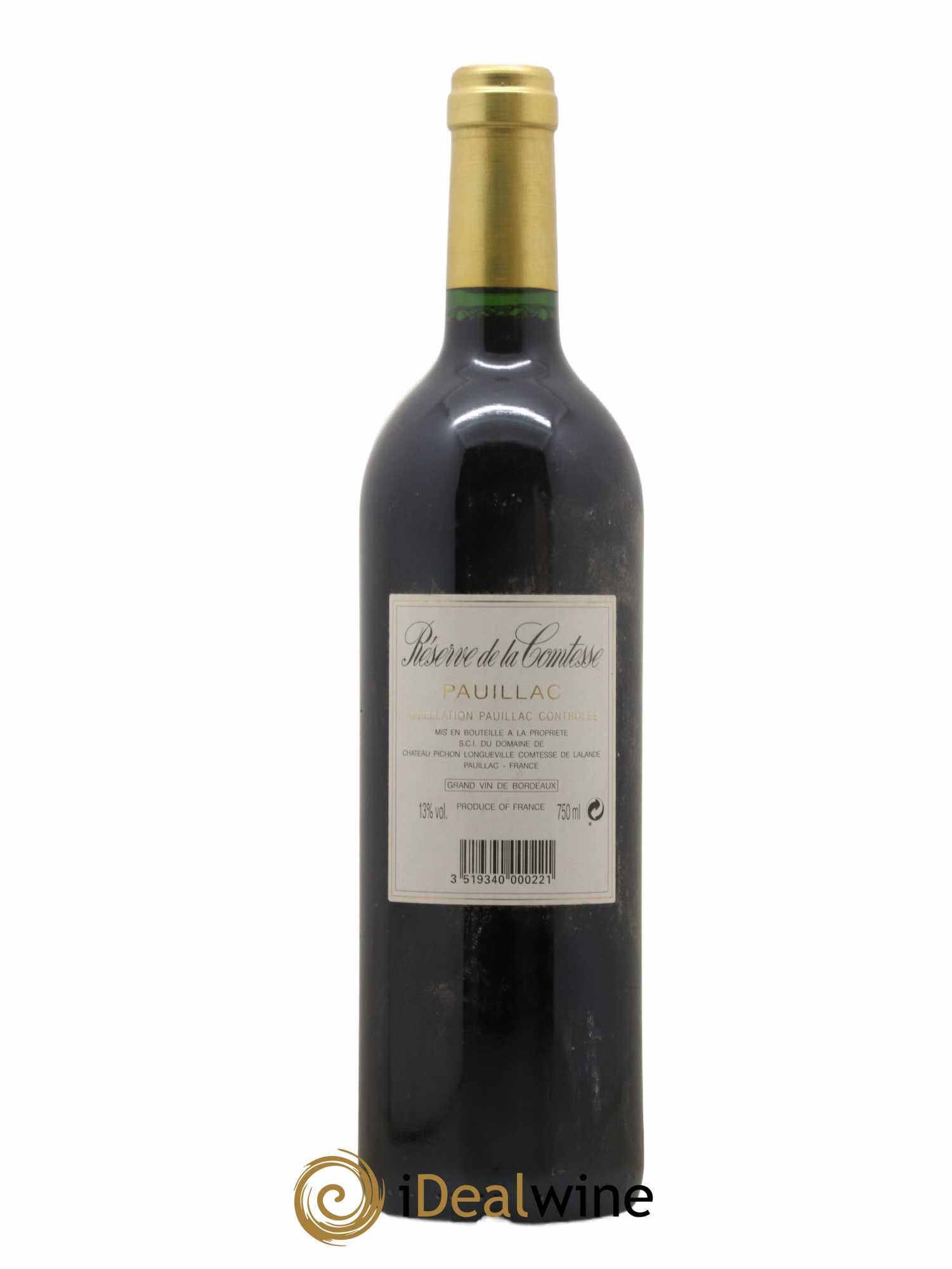 Réserve de la Comtesse Second Vin 2000 - Lot of 1 bottle - 1