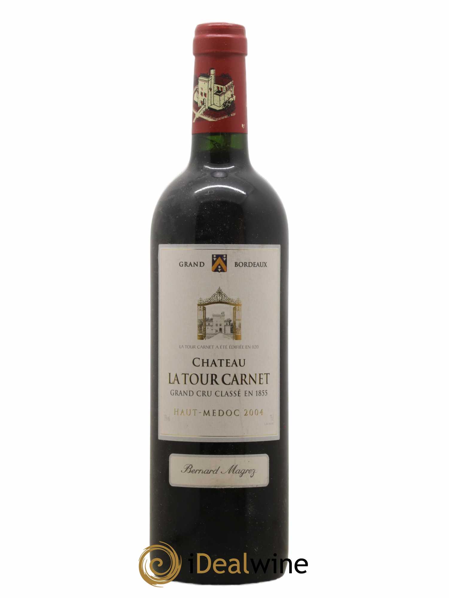Château la Tour Carnet 4ème Grand Cru Classé 2004 - Lot de 1 bouteille - 0