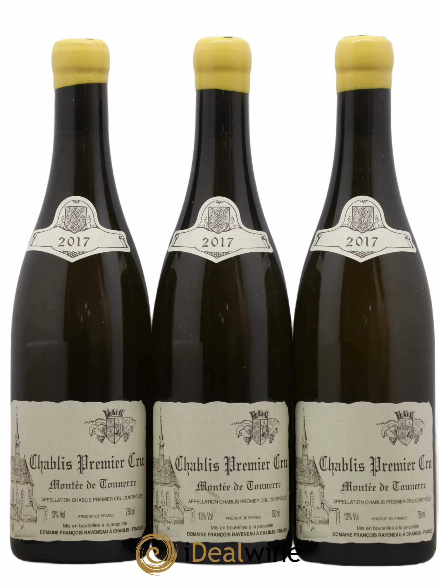Chablis 1er Cru Montée de Tonnerre Raveneau (Domaine) 2017 - Lot de 3 bouteilles - 0
