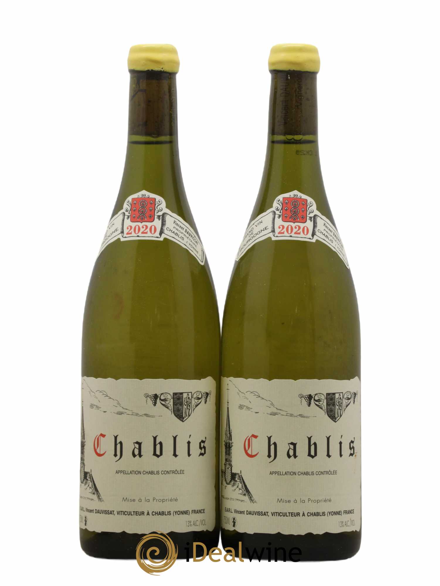 Chablis Vincent Dauvissat (Domaine) 2020 - Lot de 2 bouteilles - 0