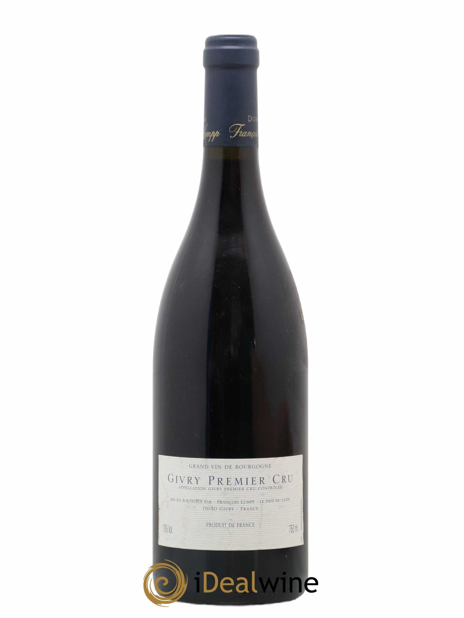 Givry 1er Cru Petit Marole François Lumpp (Domaine) 2004 - Lot de 1 bouteille - 1
