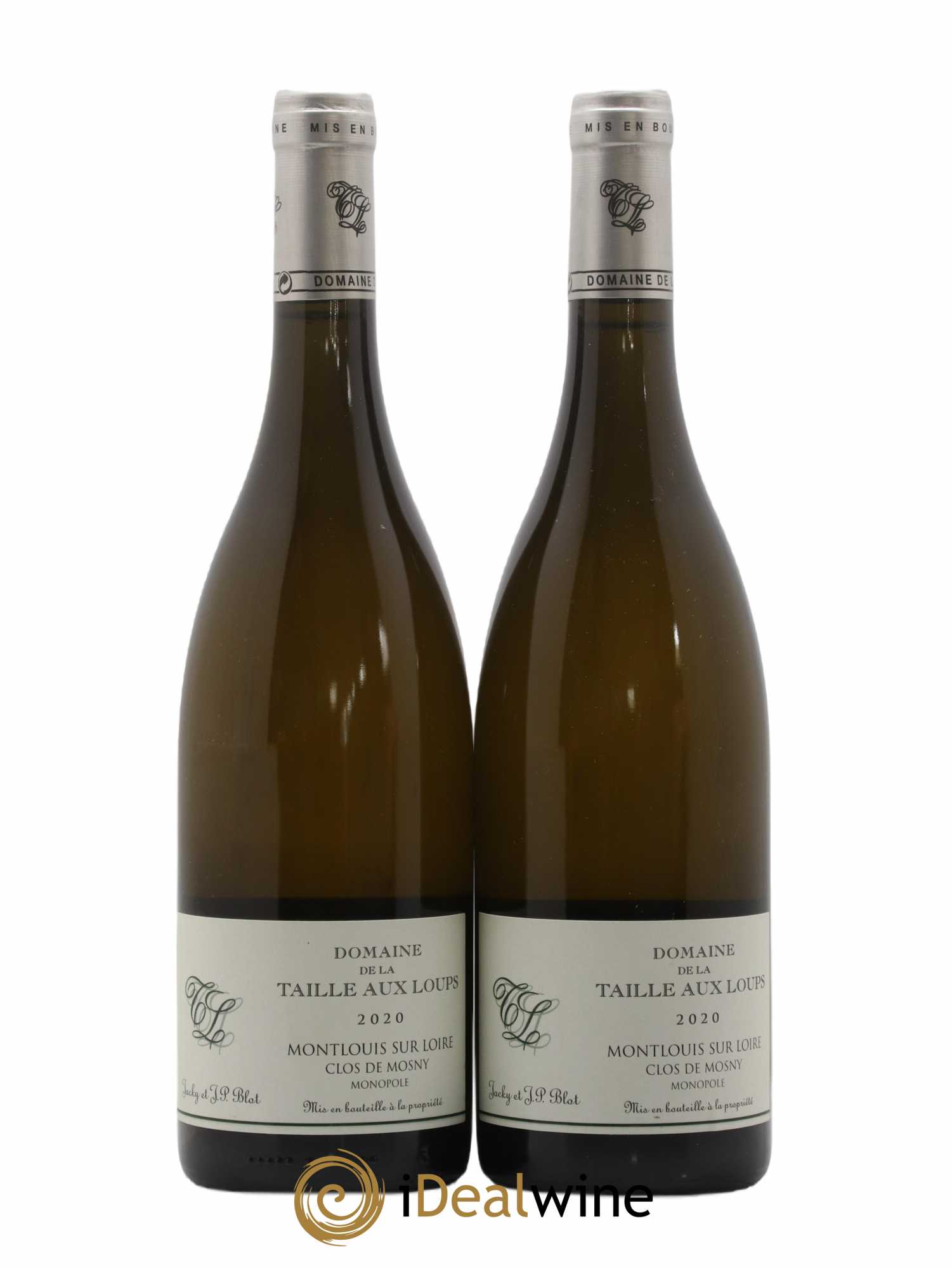 Montlouis-sur-Loire Clos de Mosny La Taille aux Loups - Jacky Blot 2020 - Lot de 2 bouteilles - 0