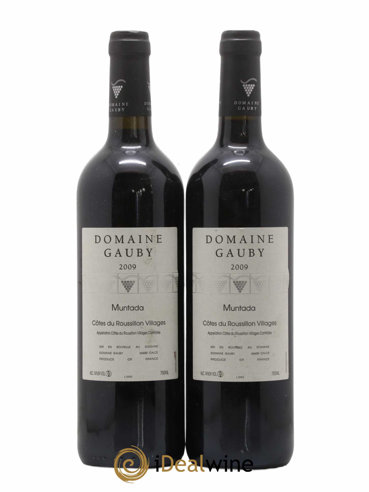 Côtes Catalanes (anciennement Côtes du Roussillon Villages) La Muntada Gauby (Domaine) 2009 - Lot de 2 bouteilles - 0
