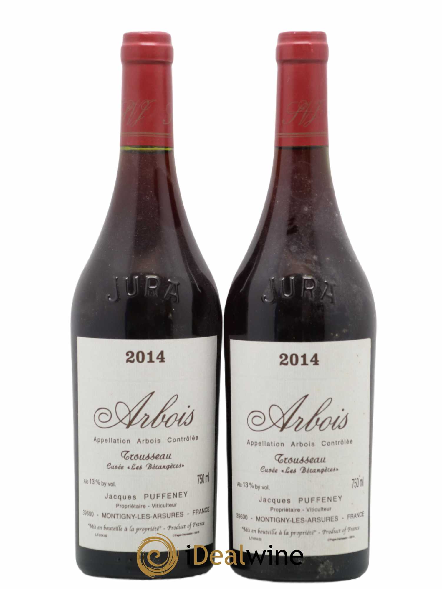 Arbois Trousseau Cuvée Les Bérangères Jacques Puffeney 2014 - Lot de 2 bouteilles - 0