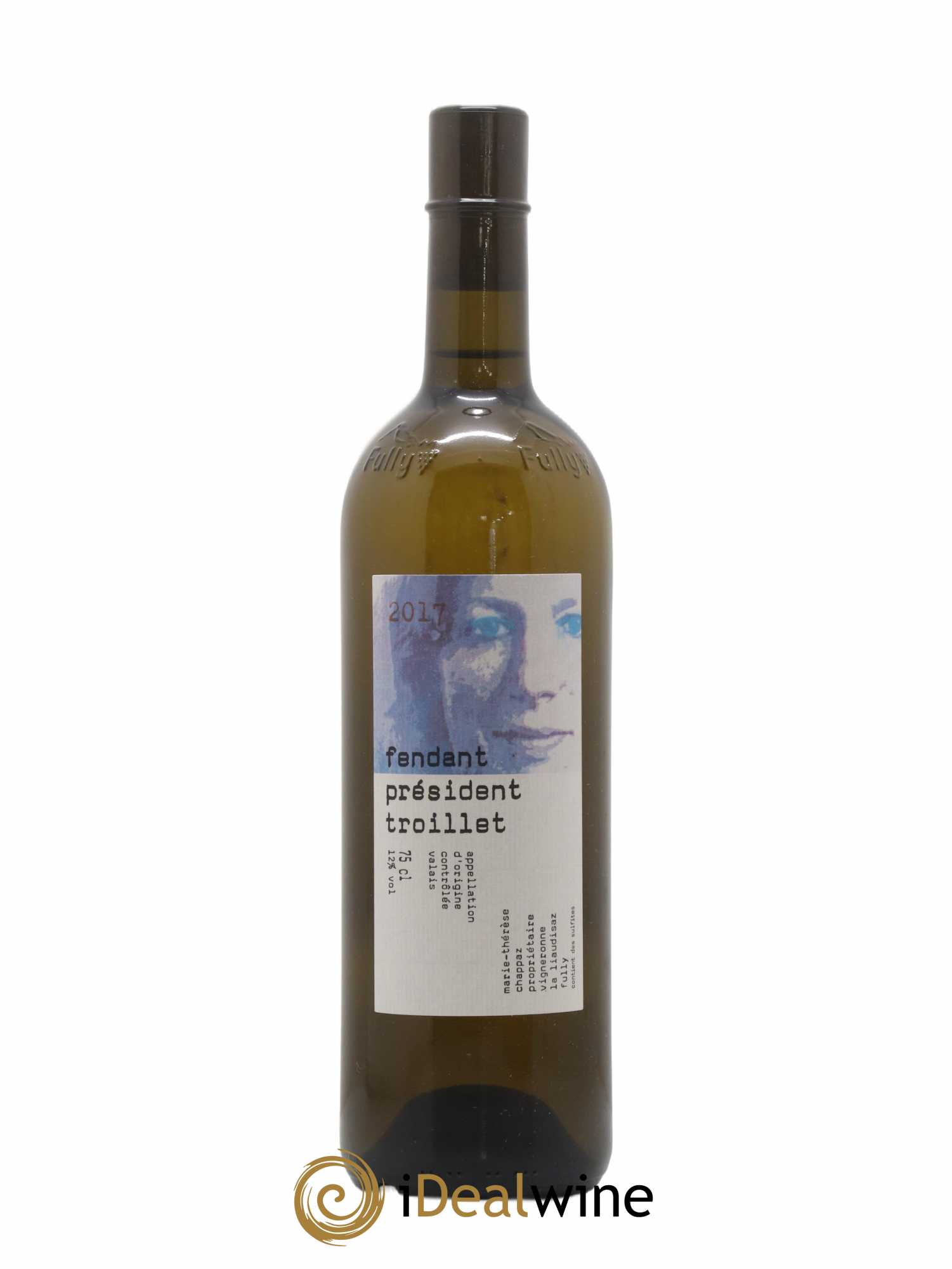 Valais Fendant Président Troillet - La Liaudisaz Marie-Thérèse Chappaz - Domaine Des Claives 2017 - Lot de 1 bouteille - 0