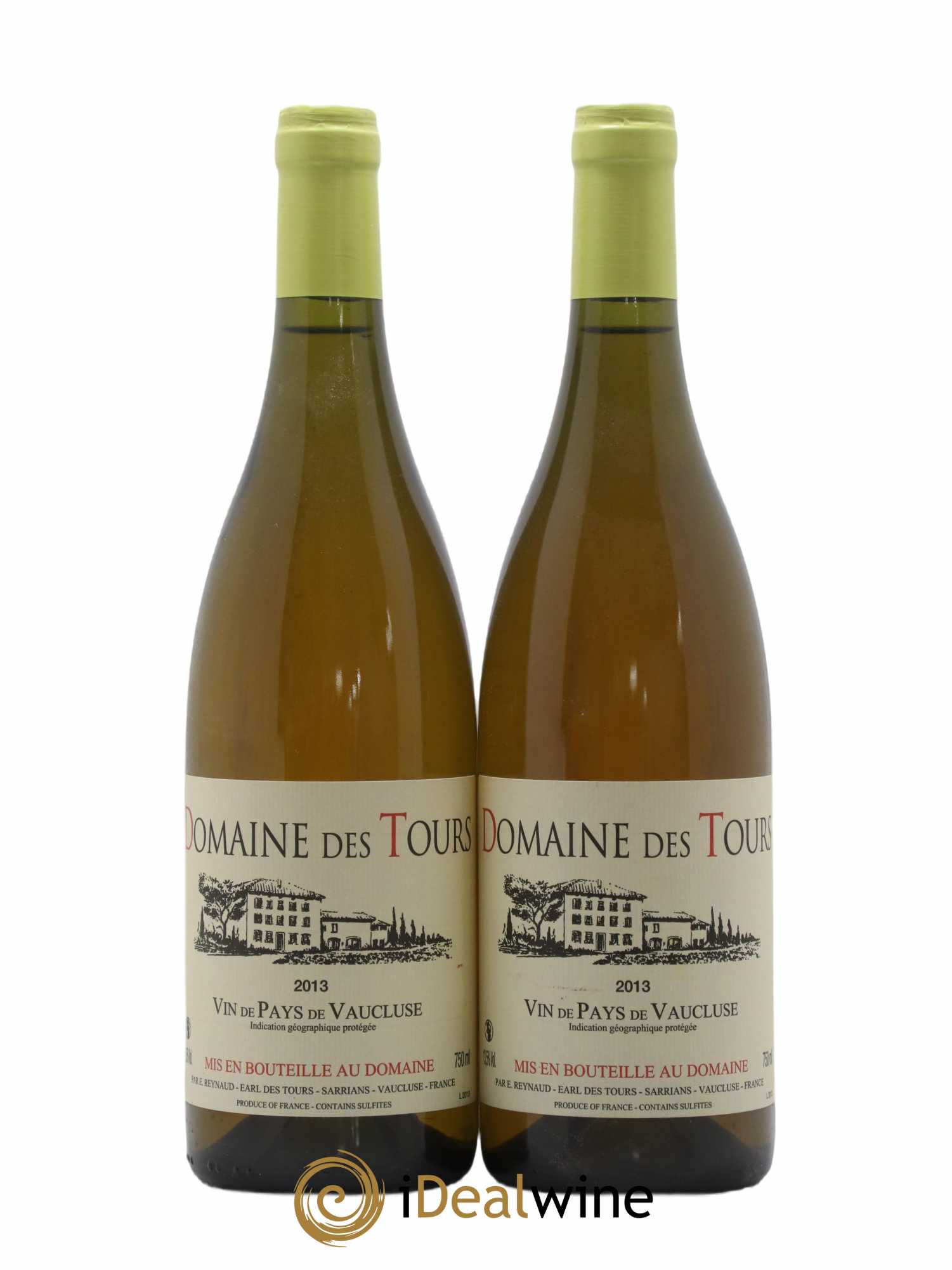 Vaucluse (Vin de Pays de Vaucluse) Domaine des Tours Emmanuel Reynaud 2013 - Lot de 2 bouteilles - 0