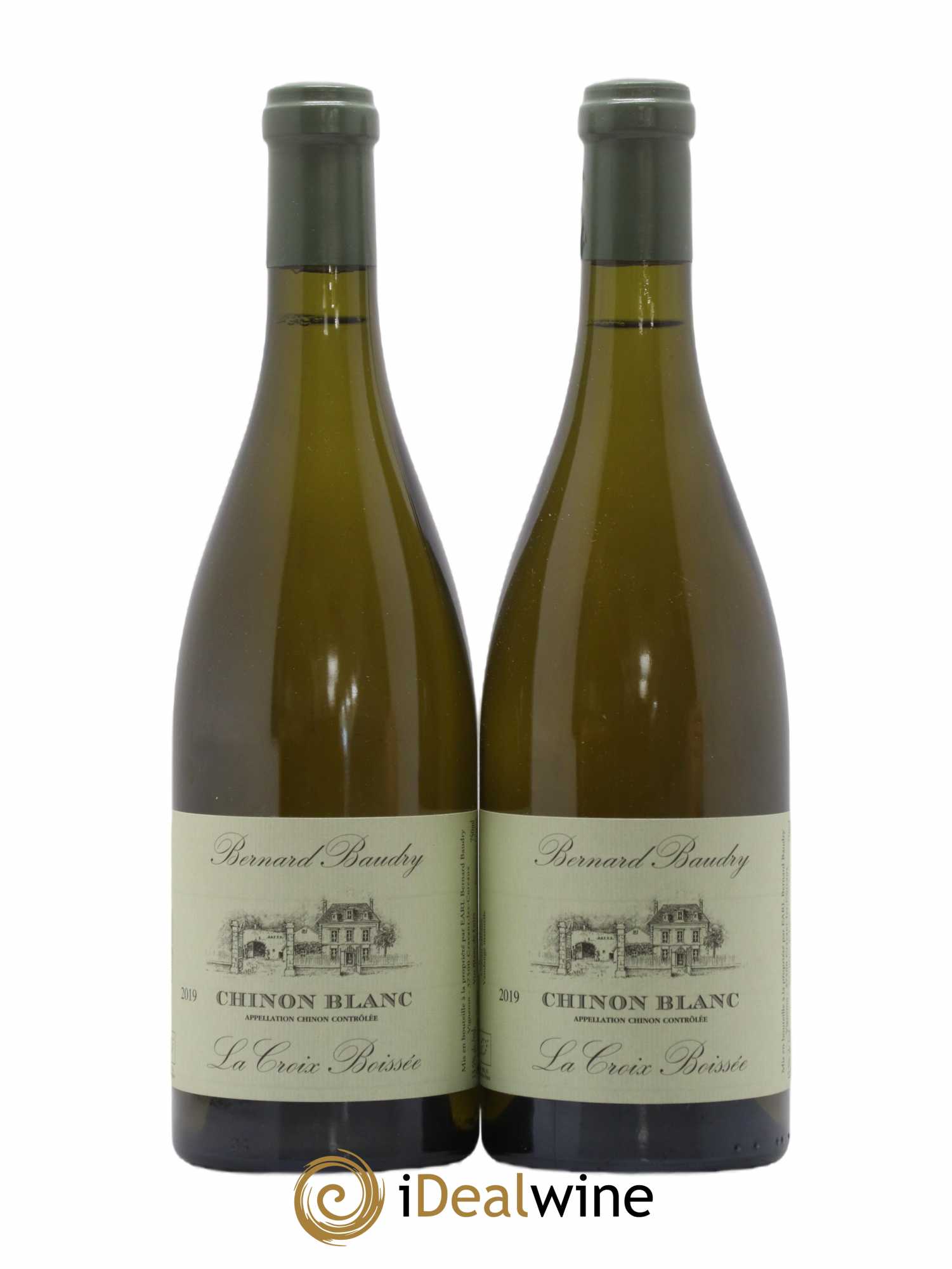 Chinon La Croix Boissée Bernard Baudry 2019 - Lot de 2 bouteilles - 0