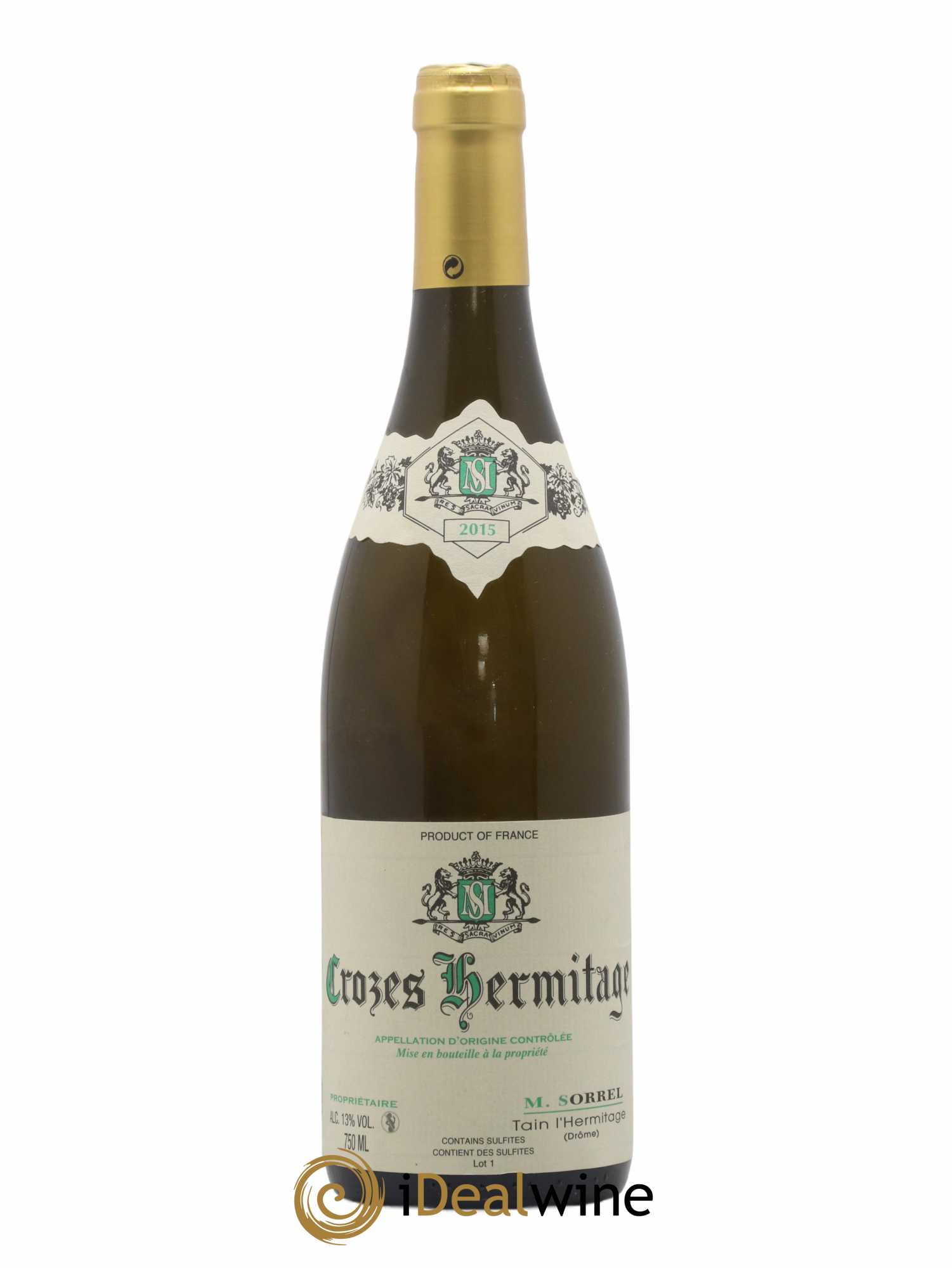 Crozes-Hermitage Marc Sorrel 2015 - Lot de 1 bouteille - 0