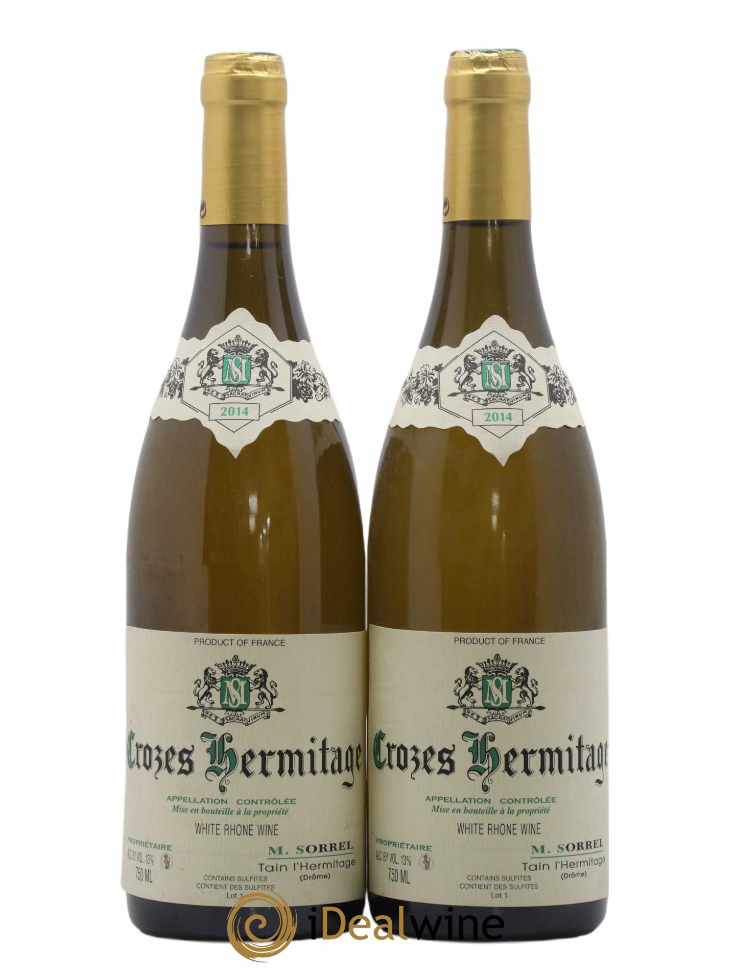 Crozes-Hermitage Marc Sorrel 2014 - Lot de 2 bouteilles - 0