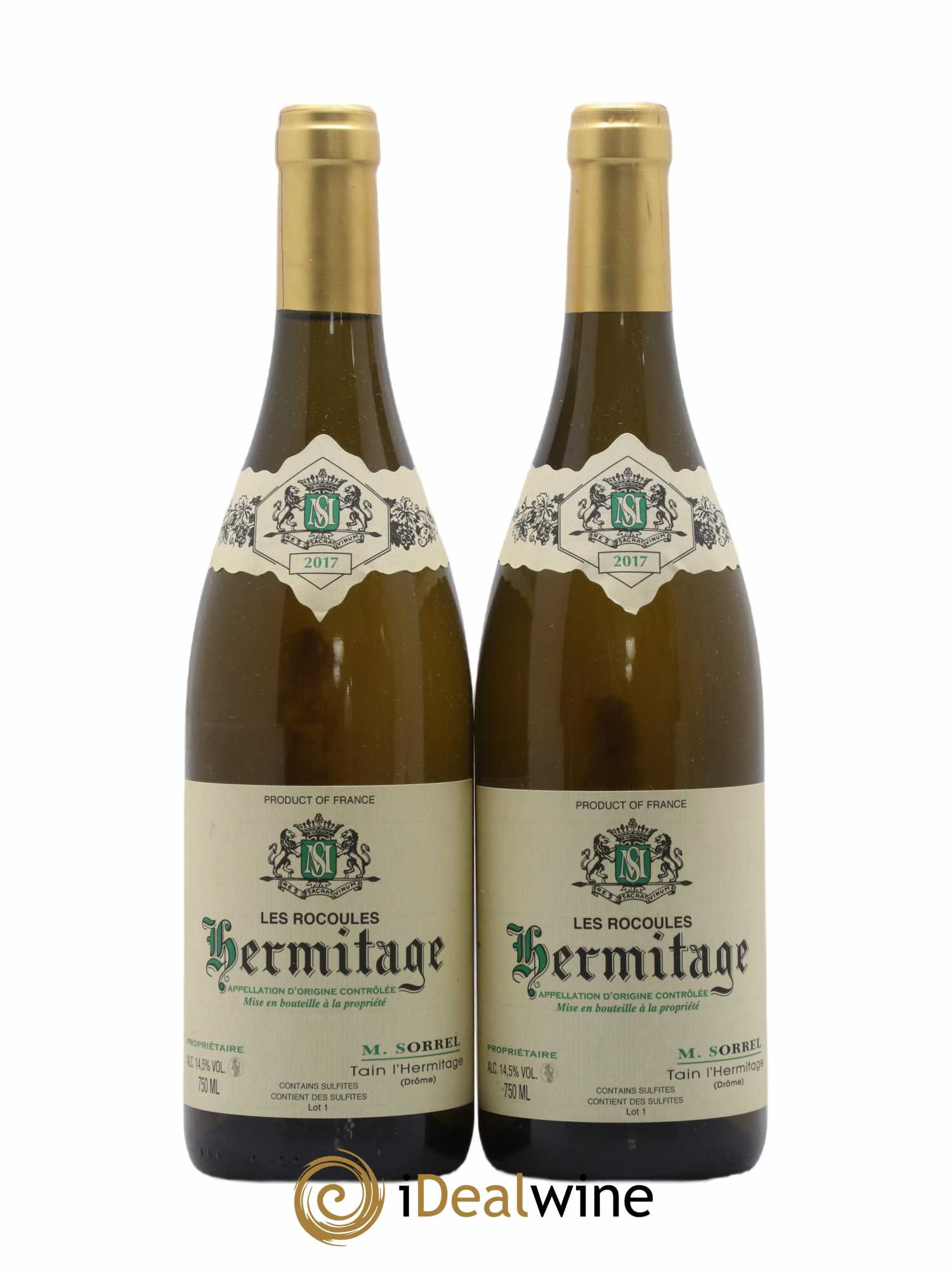 Hermitage Les Rocoules Marc Sorrel 2017 - Lot de 2 bouteilles - 0
