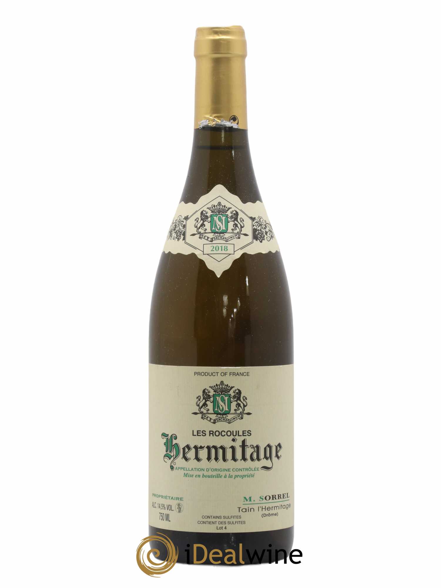 Hermitage Les Rocoules Marc Sorrel 2018 - Lot de 1 bouteille - 0