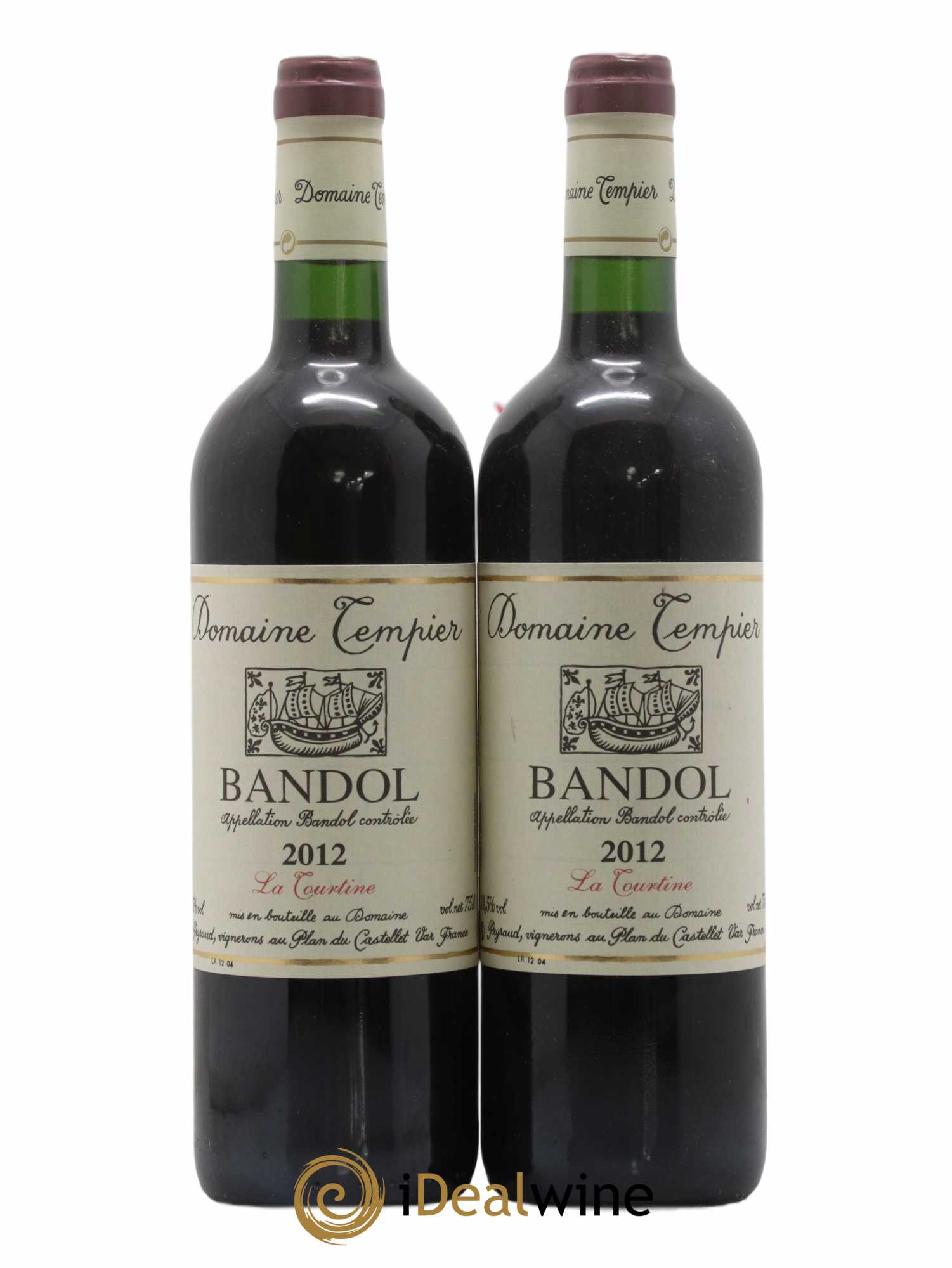 Bandol Domaine Tempier La Tourtine Famille Peyraud 2012 - Lot de 2 bouteilles - 0