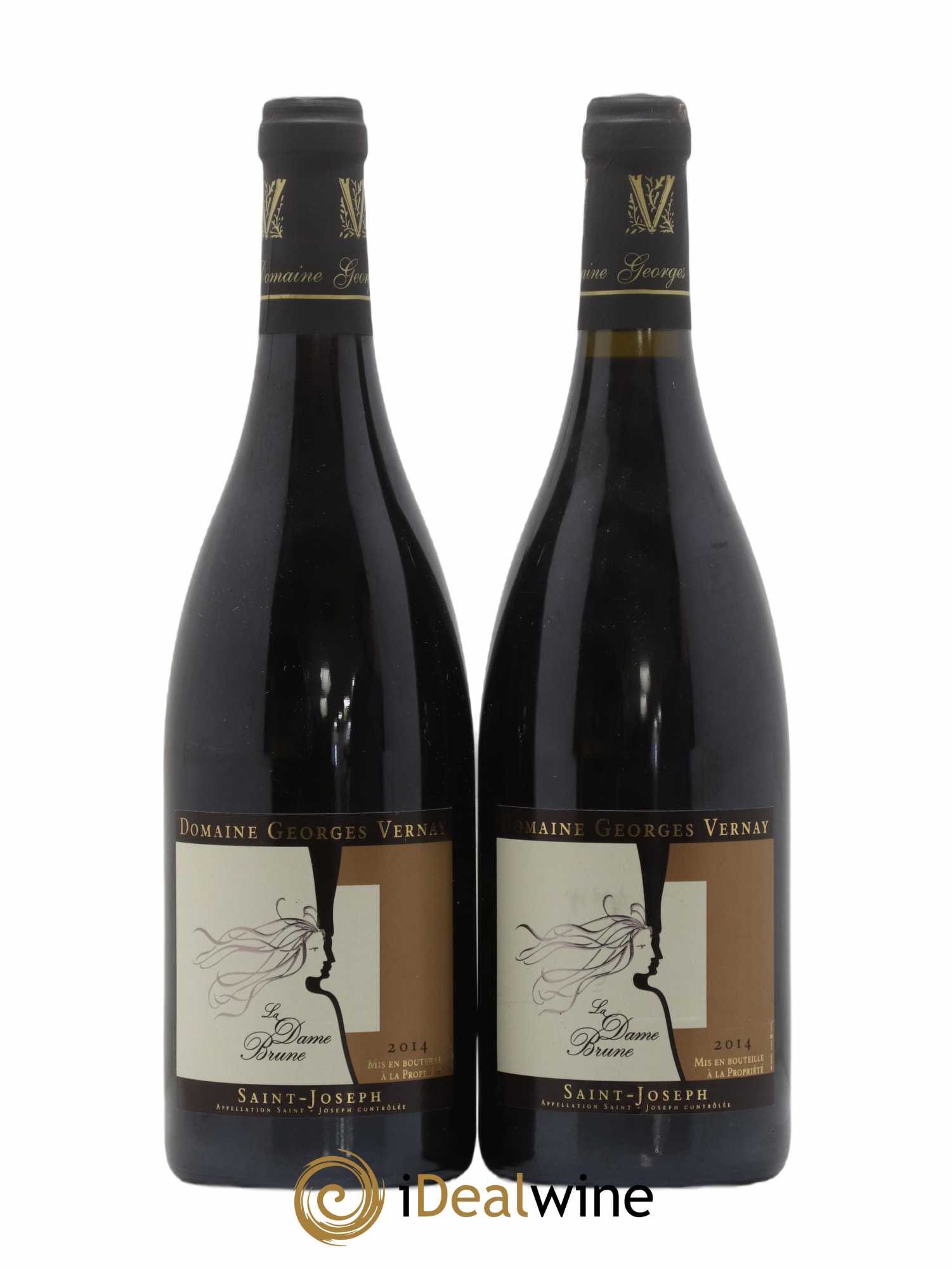 Saint-Joseph La Dame Brune Georges Vernay 2014 - Lot de 2 bouteilles - 0
