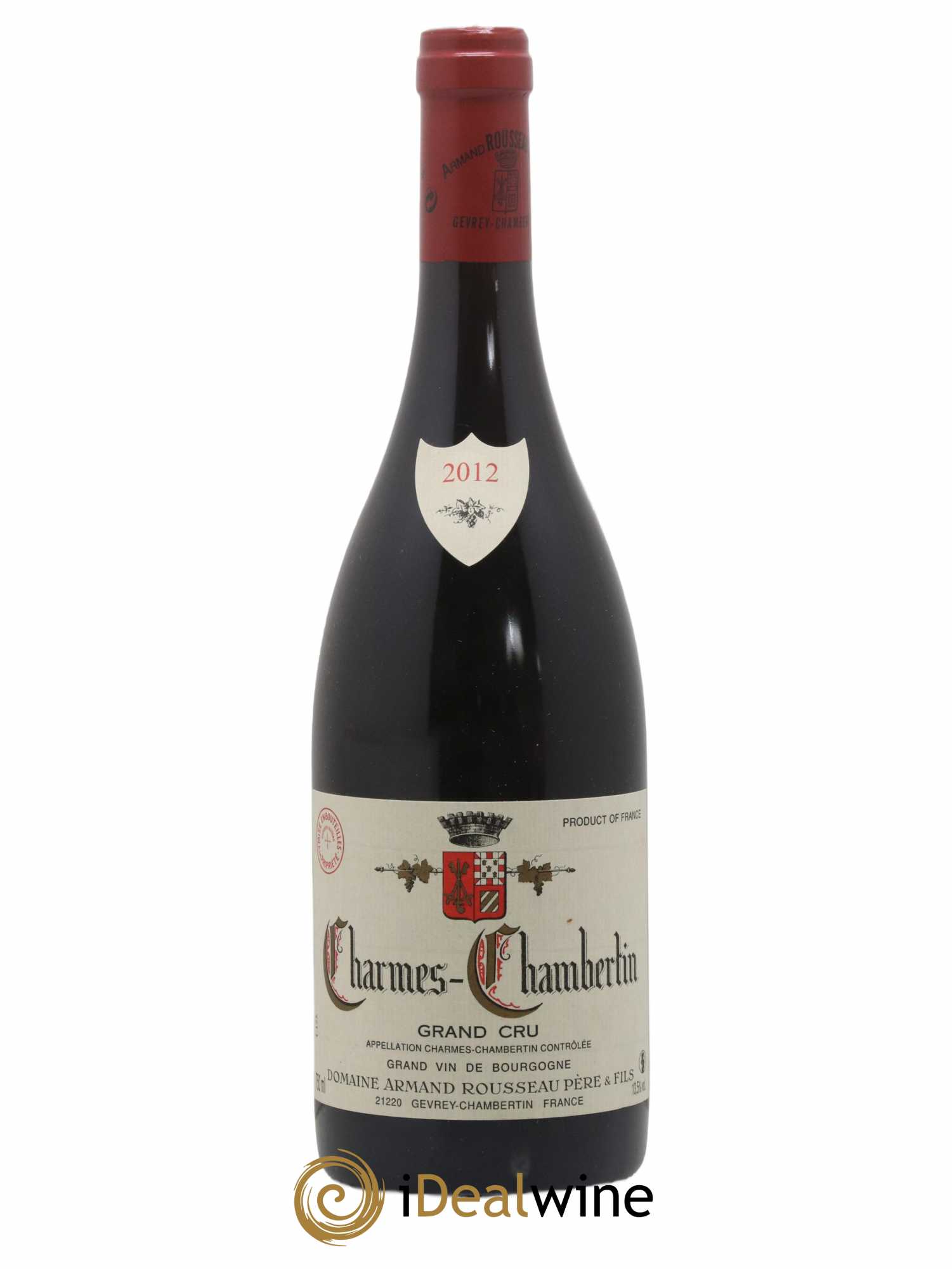 Charmes-Chambertin Grand Cru Armand Rousseau (Domaine) 2012 - Lot de 1 bouteille - 0