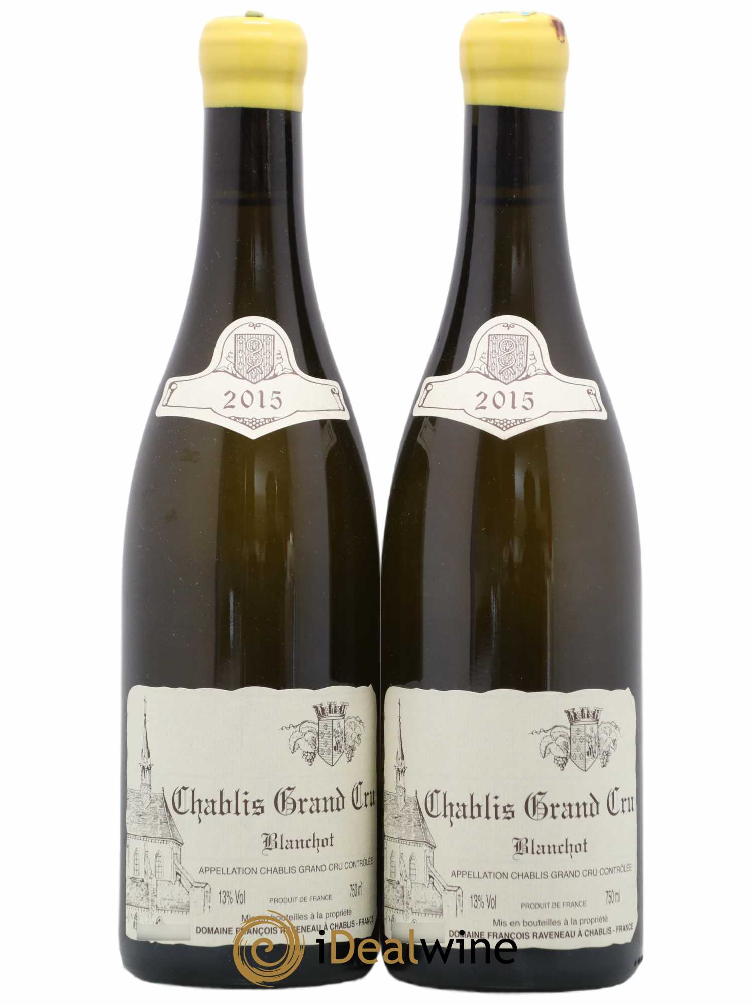 Chablis Grand Cru Blanchot Raveneau (Domaine) 2015 - Lot de 2 bouteilles - 0