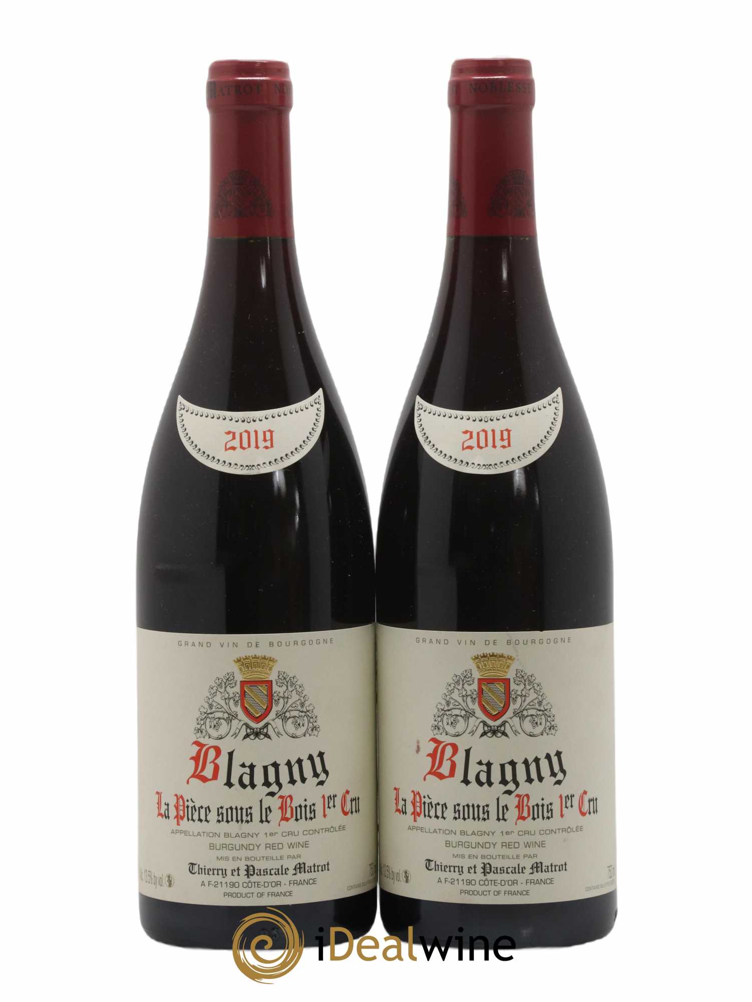 Blagny 1er Cru La Pièce sous le Bois Matrot (Domaine) 2019 - Lot de 2 bouteilles - 0