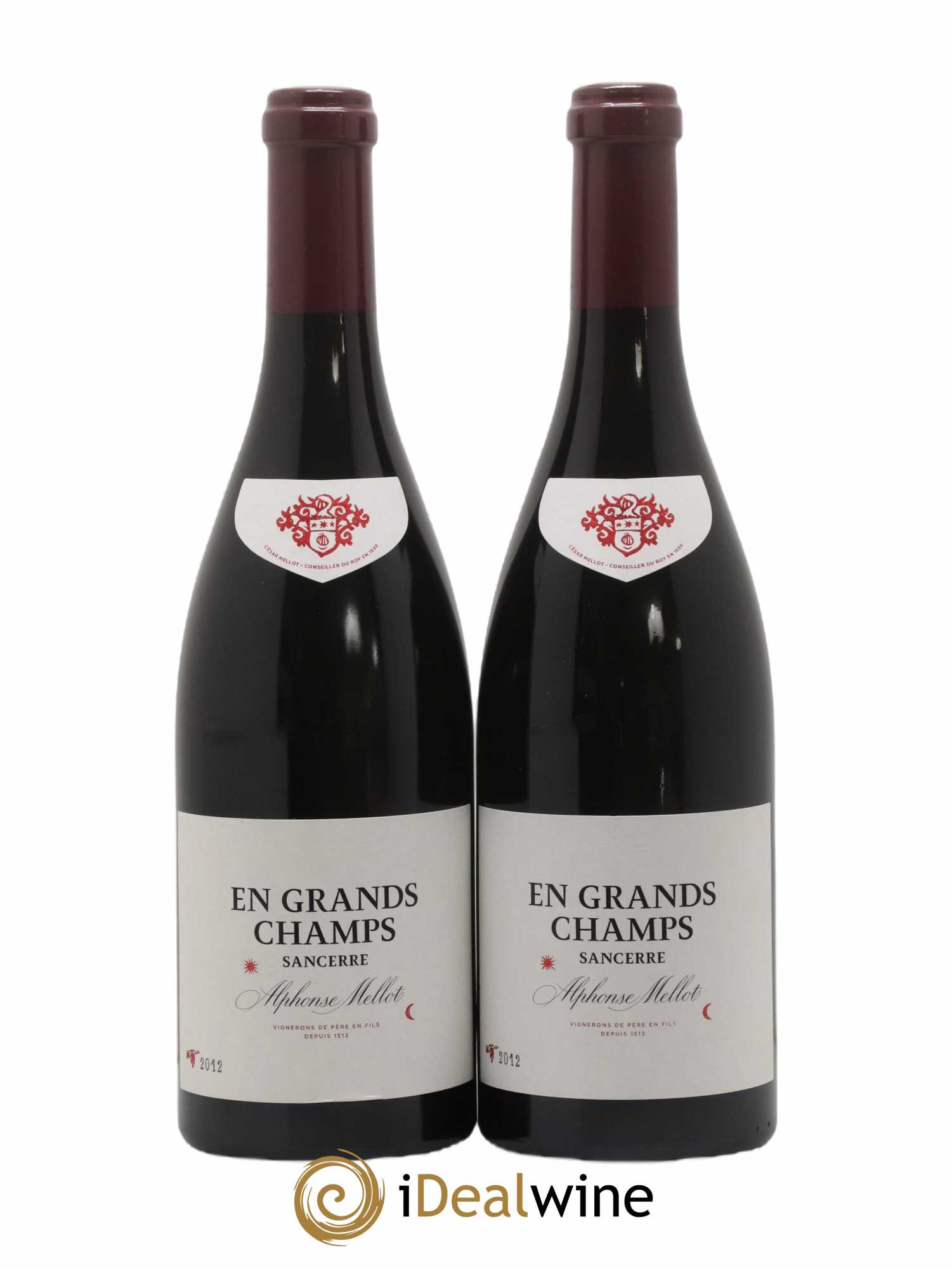 Sancerre En Grands Champs Alphonse Mellot 2012 - Lot of 2 bottles - 0