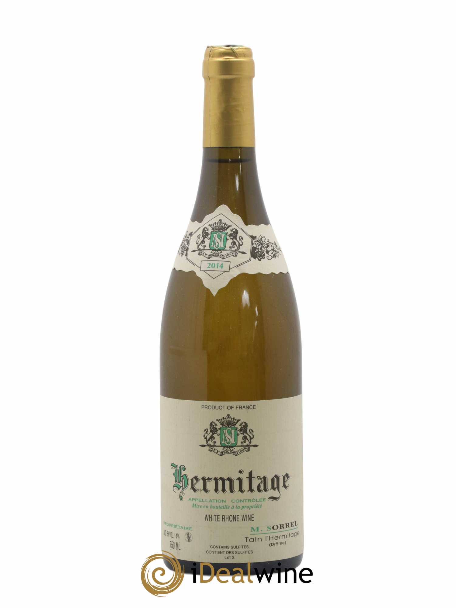 Hermitage Marc Sorrel 2014 - Lot de 1 bouteille - 0