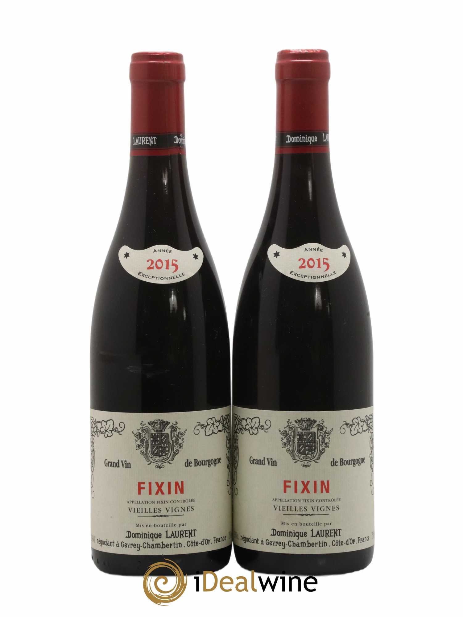 Fixin Vieilles Vignes Dominique Laurent 2015 - Lot de 2 bouteilles - 0