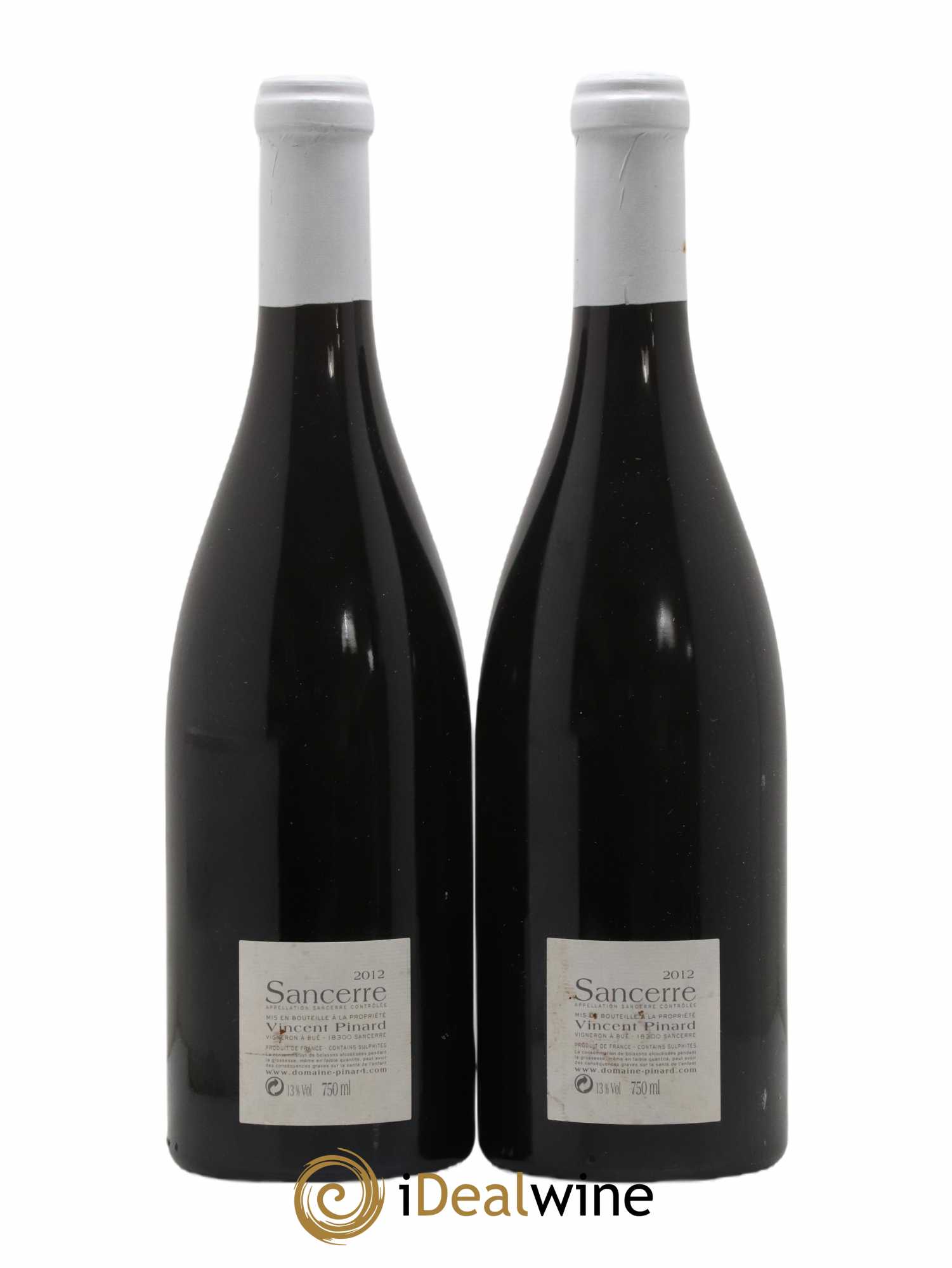Sancerre Vendanges Entières Vincent Pinard 2012 - Lot de 2 bouteilles - 1
