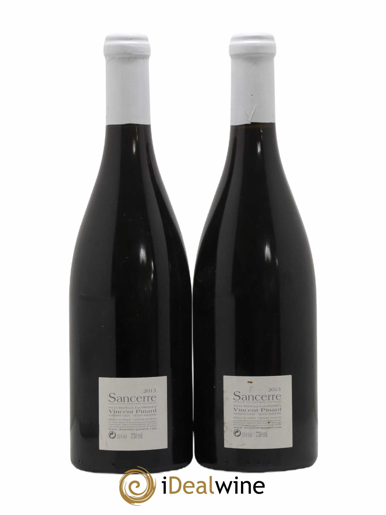 Sancerre Vendanges Entières Vincent Pinard 2013 - Lot of 2 bottles - 1