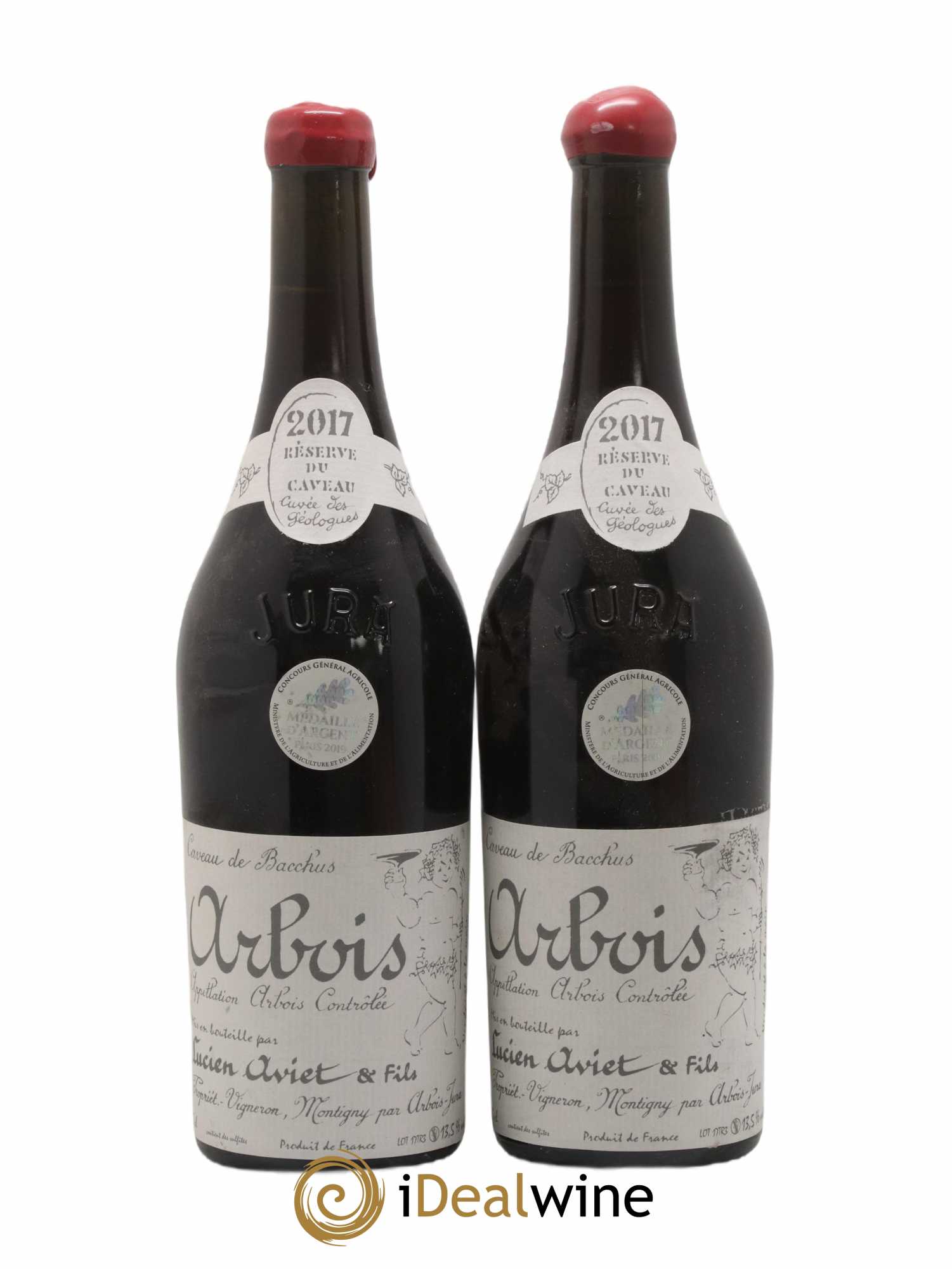 Arbois Cuvée des Géologues Trousseau 313 2017 - Lot de 2 bouteilles - 0