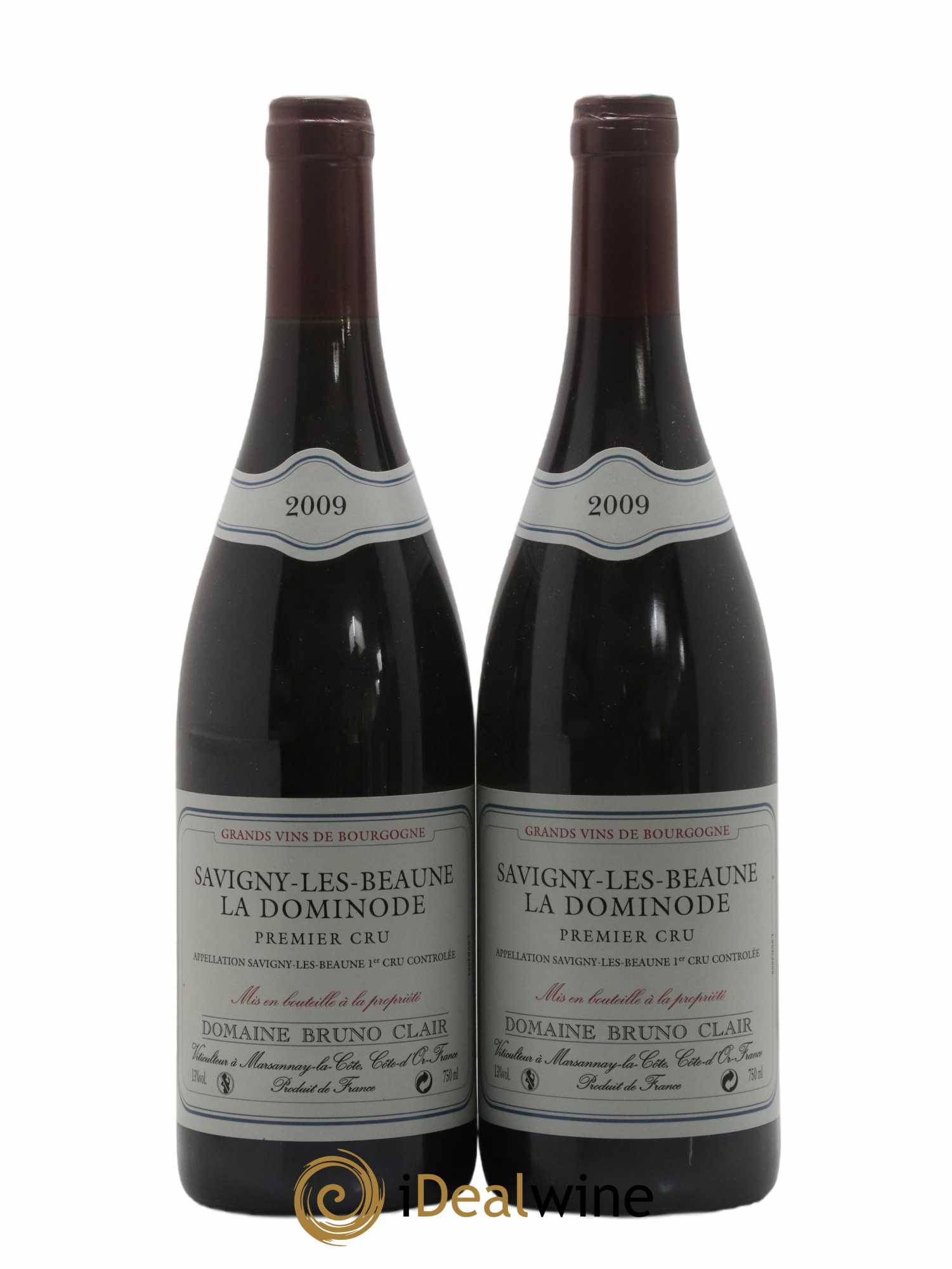 Savigny-lès-Beaune 1er Cru La Dominode Bruno Clair (Domaine) 2009 - Lot de 2 bouteilles - 0