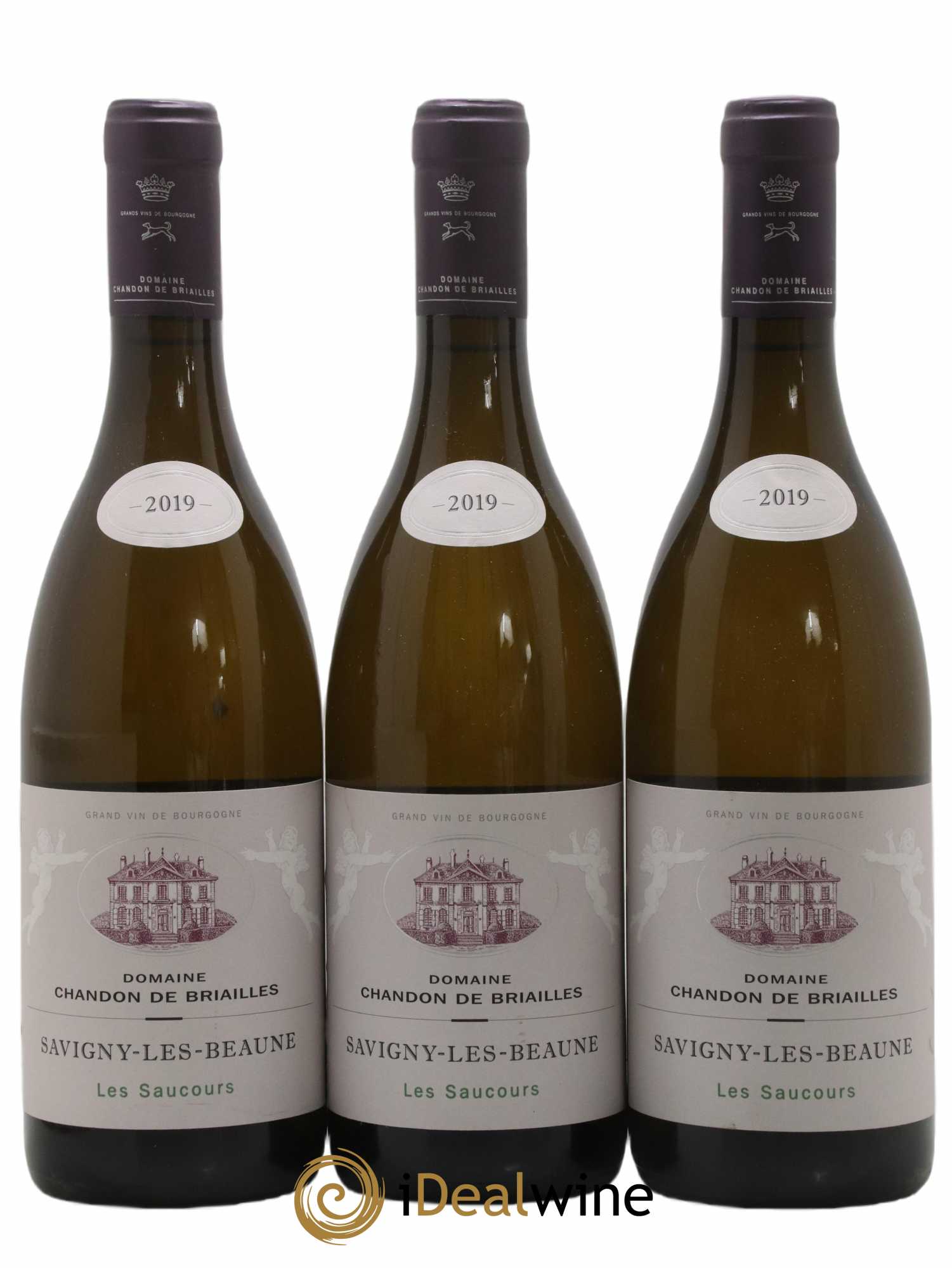Savigny-lès-Beaune Les Saucours Chandon de Briailles 2019 - Lot de 3 bouteilles - 0
