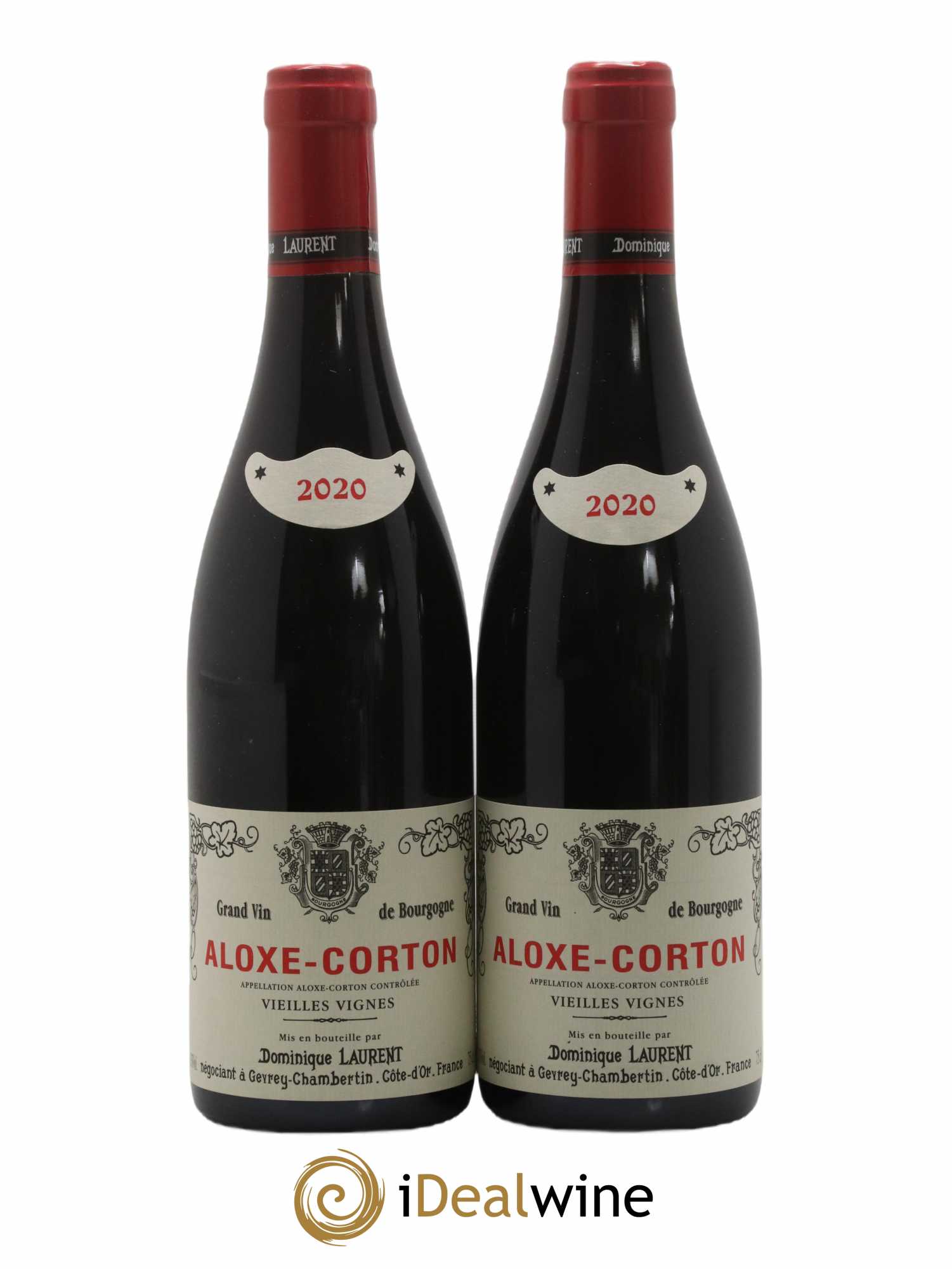 Aloxe-Corton Vieilles Vignes Dominique Laurent 2020 - Lot de 2 bouteilles - 0