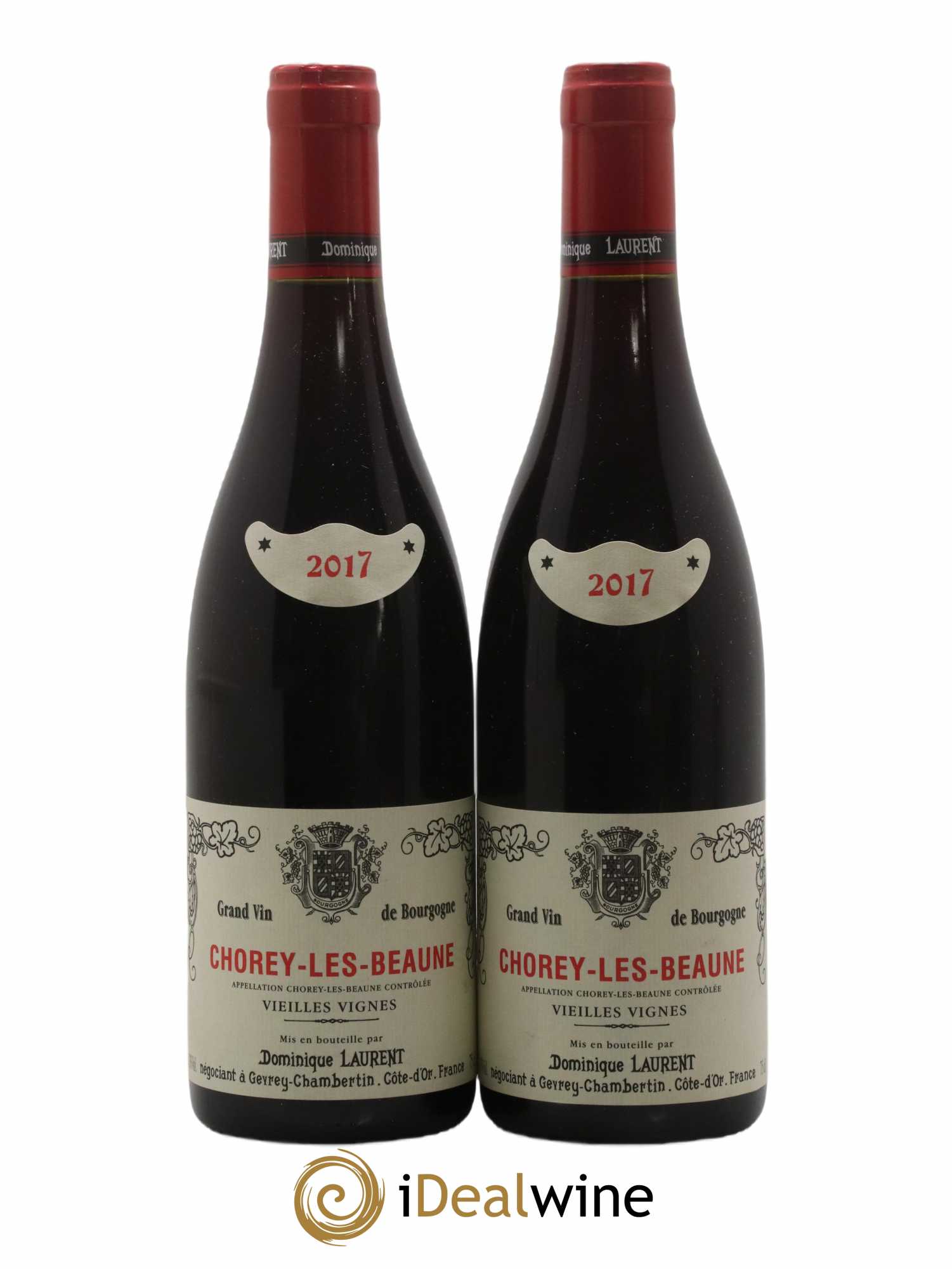 Chorey-lès-Beaune Vieilles Vignes Dominique Laurent 2017 - Lot de 2 bouteilles - 0