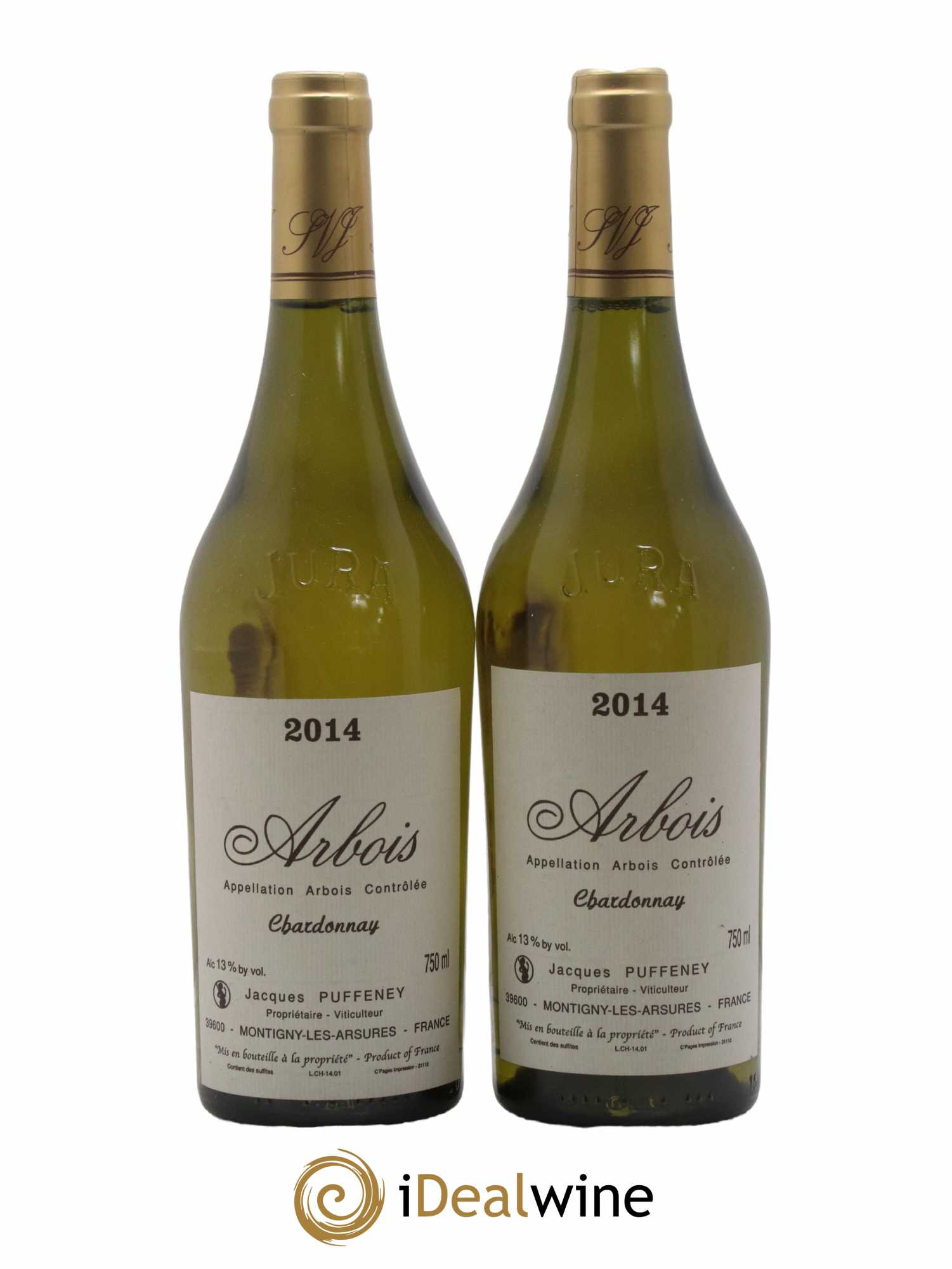Arbois Chardonnay Jacques Puffeney 2014 - Lot de 2 bouteilles - 0