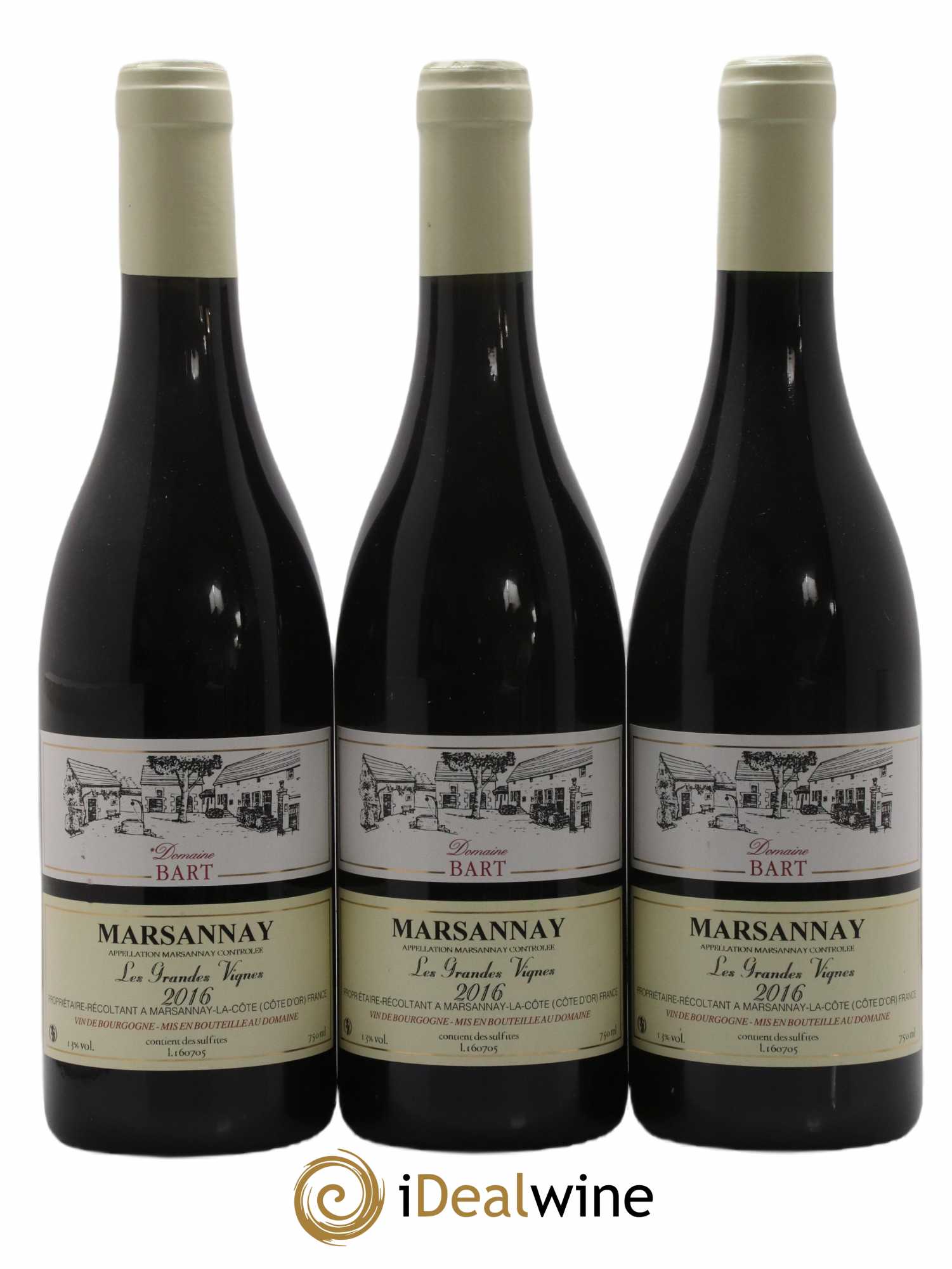 Marsannay 2016 - Posten von 3 Flaschen - 0