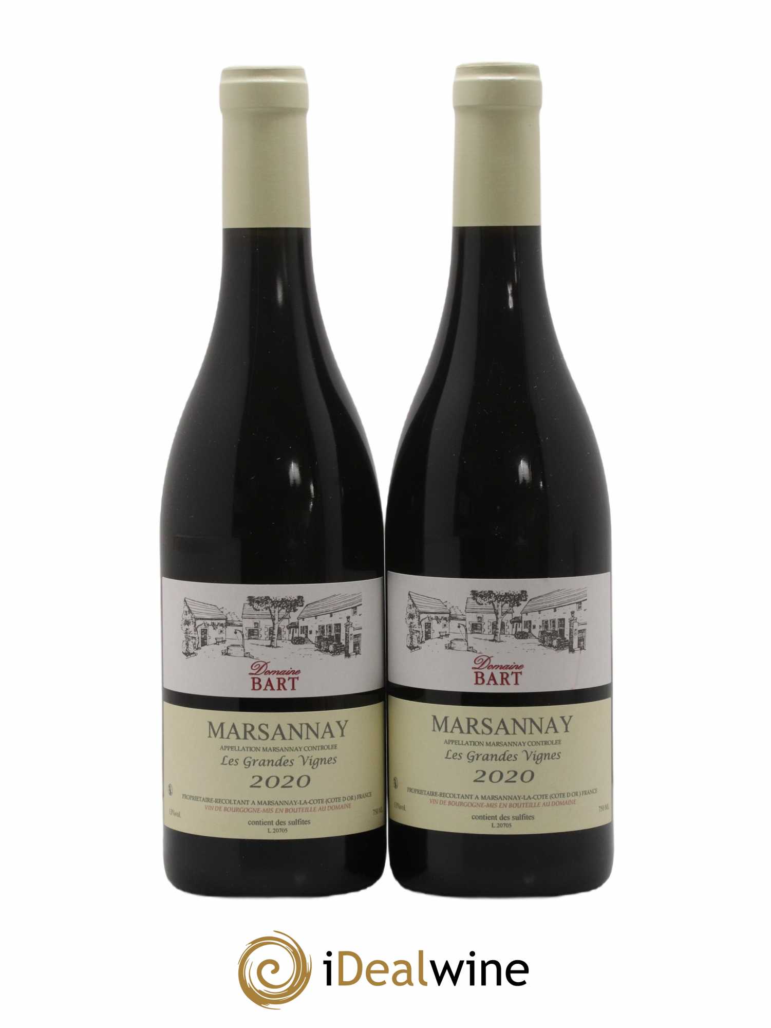 Marsannay Les Grandes Vignes Bart 2020 - Lot de 2 bouteilles - 0