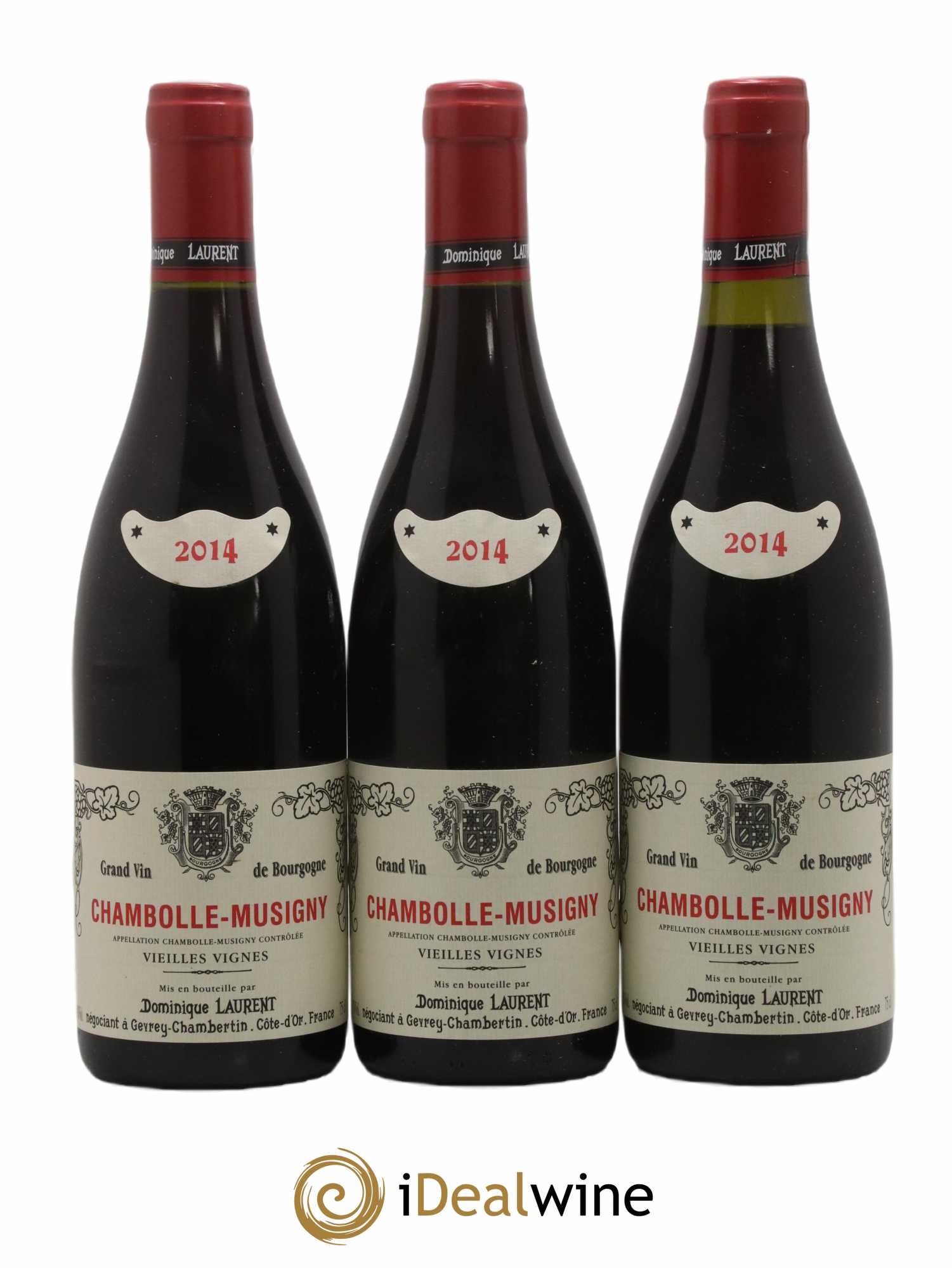 Chambolle-Musigny Dominique Laurent 2014 - Lot de 3 bouteilles - 0
