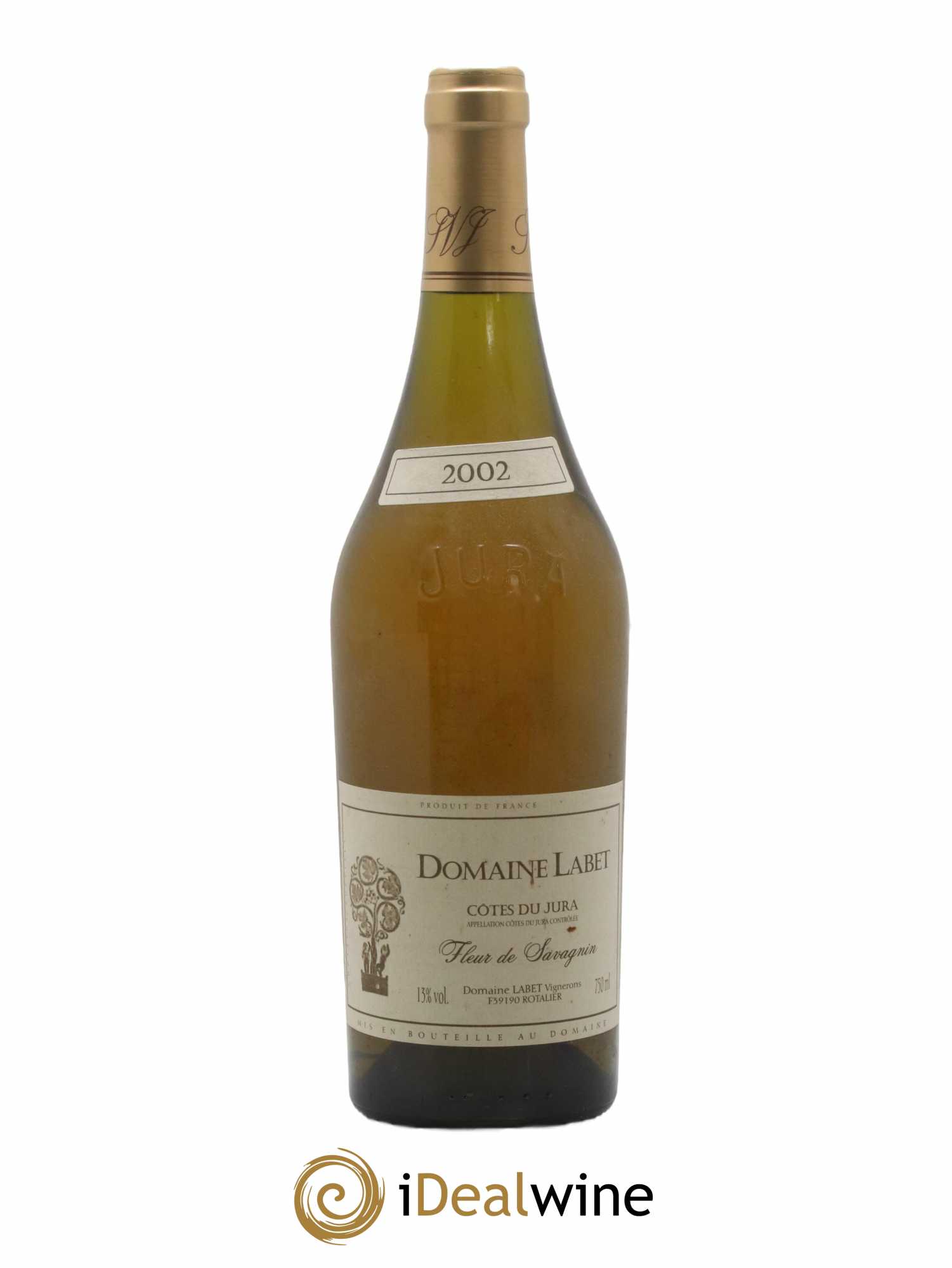 Côtes du Jura Fleur de Savagnin Romain - Julien - Charline Labet 2002 - Lot de 1 bouteille - 0