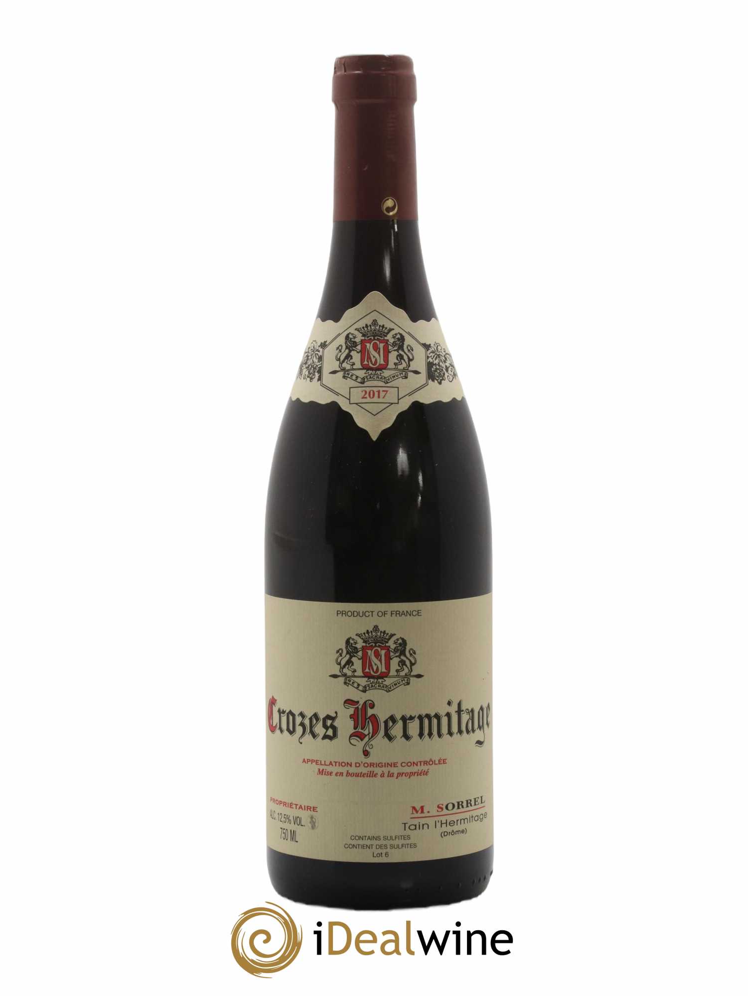 Crozes-Hermitage Marc Sorrel 2017 - Lot of 1 bottle - 0